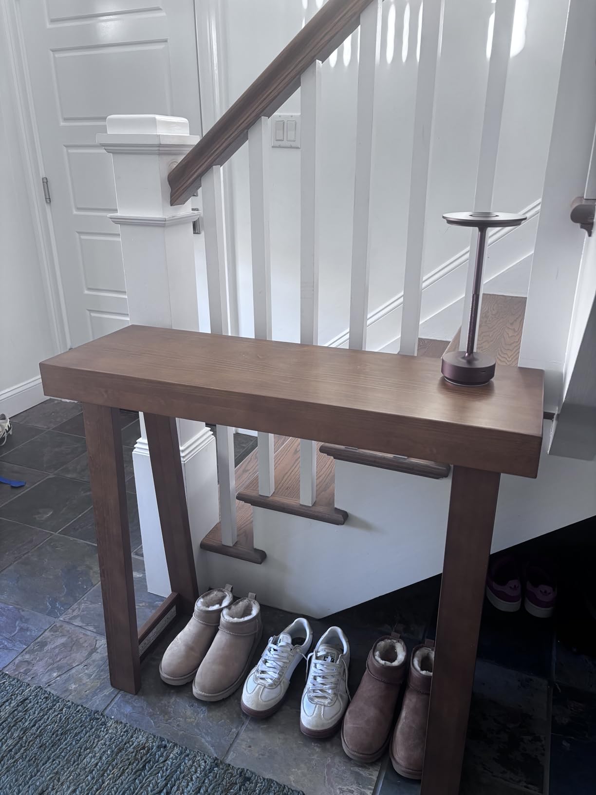 Plank+Beam Classic Console Table, 46 Inch, Blonde | Non-Toxic Finishes, Versatile Design, Elegant Details, Easy Assembly, Quick Setup, Solid Wood customer photo 2