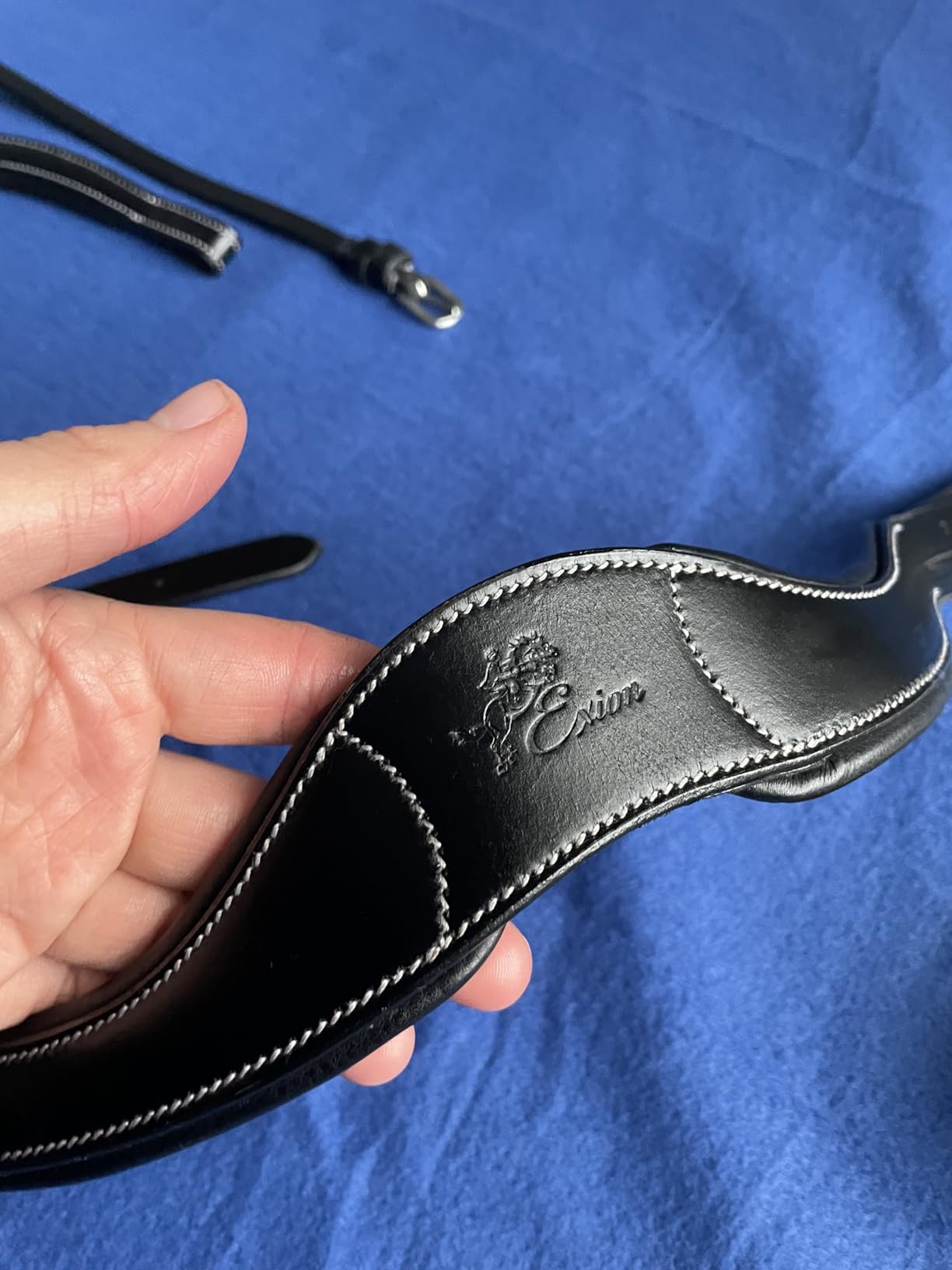 Exion Anatomic Hunter Jumping Bridle for Horses - Soft Padded English Bridle with Anti-Pressure Crownpiece customer photo 2