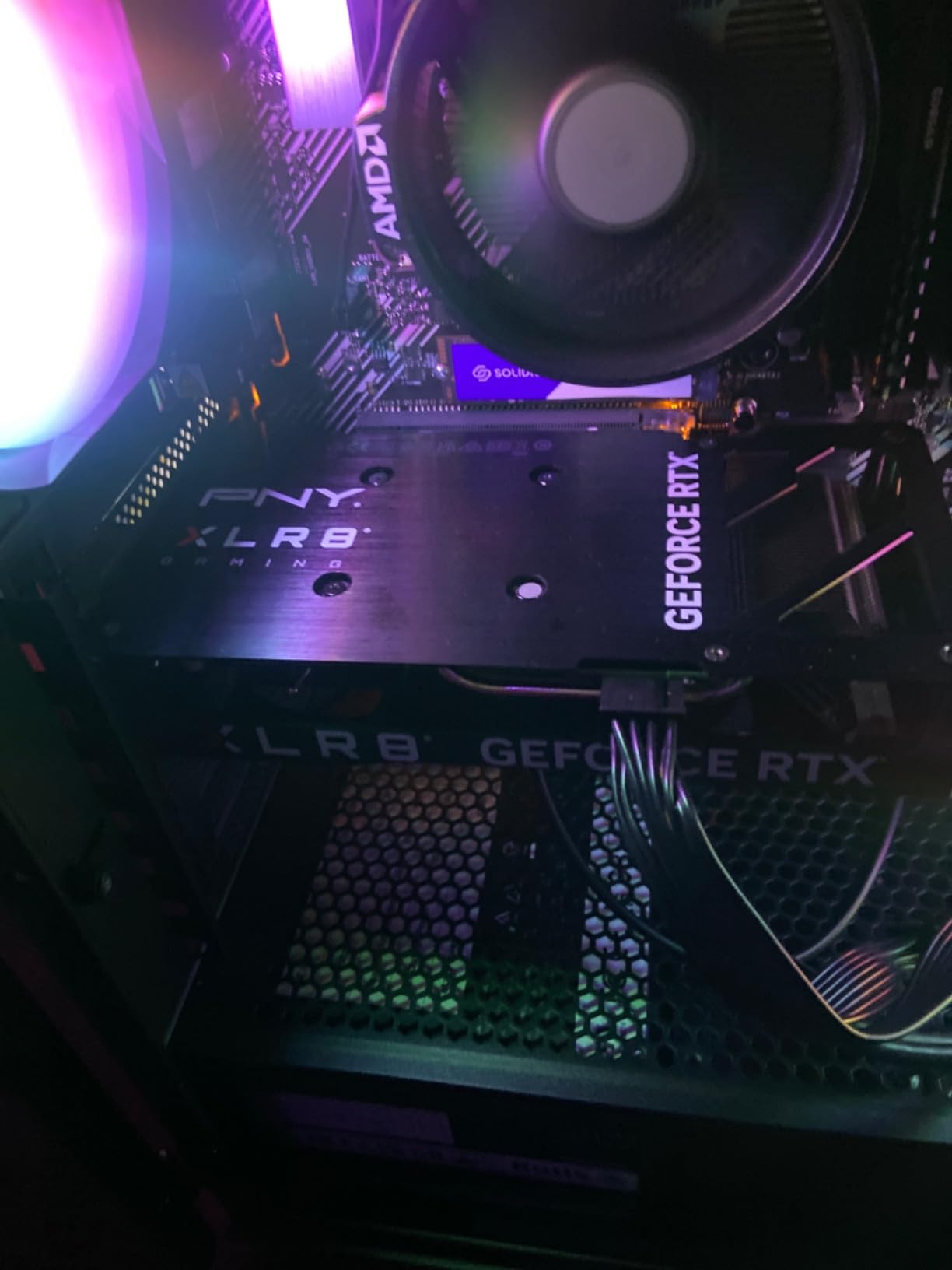 PNY GeForce RTX 4060 8GB XLR8 Gaming Verto Dual Fan OC Graphics Card DLSS 3 (128-bit, PCIe 4.0, GDDR6, HDMI/DisplayPort, Supports 4k, 2 Slot) customer photo 1