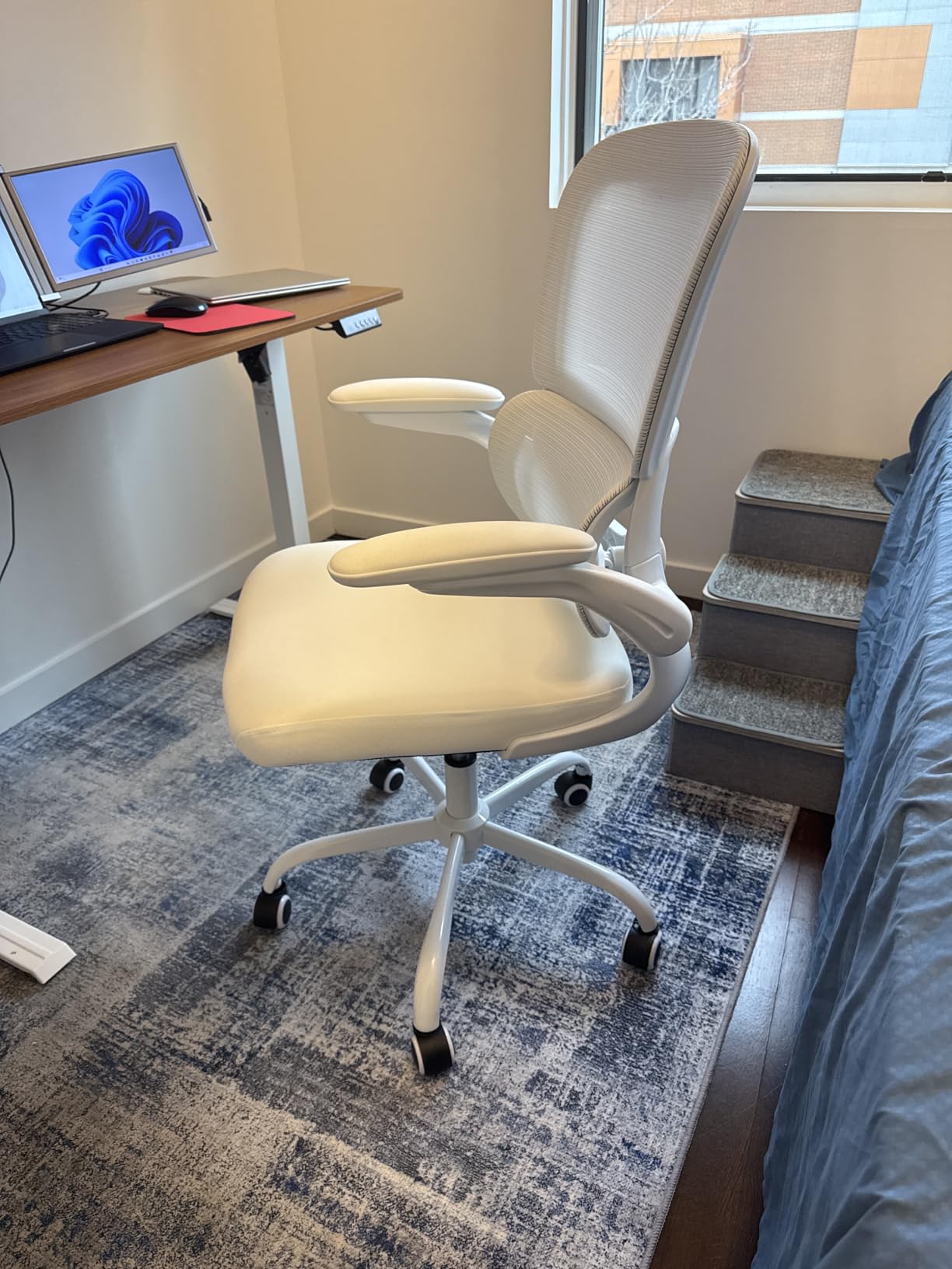 TRALT Office Chair Ergonomic Desk Chair with Adjustable Lumbar Support Mesh Computer Chair customer photo 2