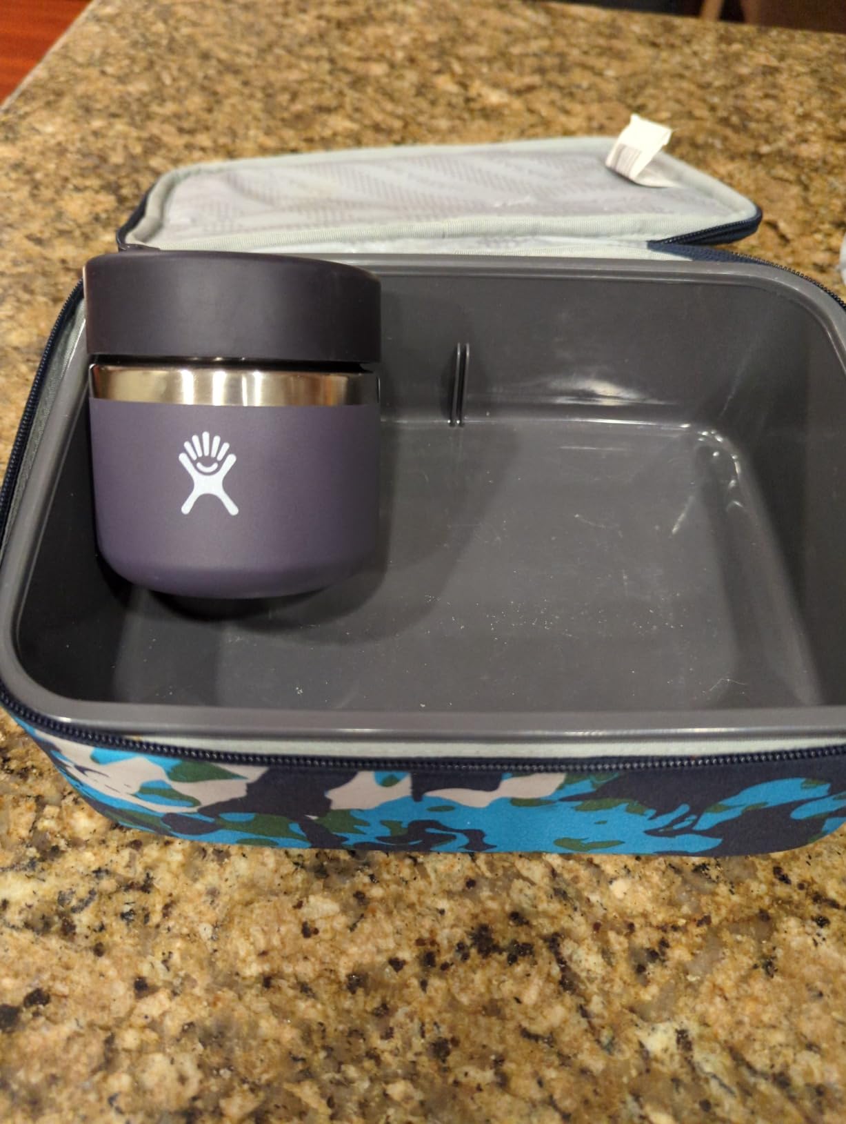 Hydro Flask Food Jar - Insulated Stainless Steel, Snack Travel Container for Hot Food, Lunch, & Soup 12 Oz Agave Green customer photo 2