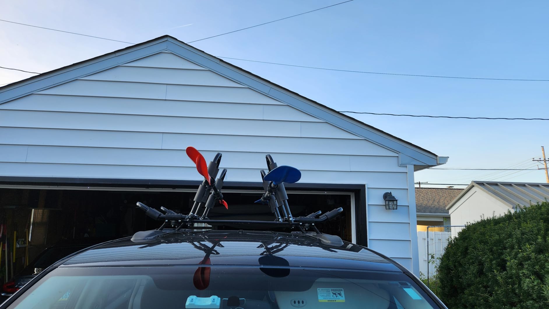 FORWODE Premium Kayak Roof Rack, 2 Pair J-Bar Roof Rack, Folding Adjustable Rack, Heavy Duty Kayak Roof Carrier 2 Kayak, Canoe, SUV, Surfboard on SUV, Car and Truck Crossbar customer photo 2
