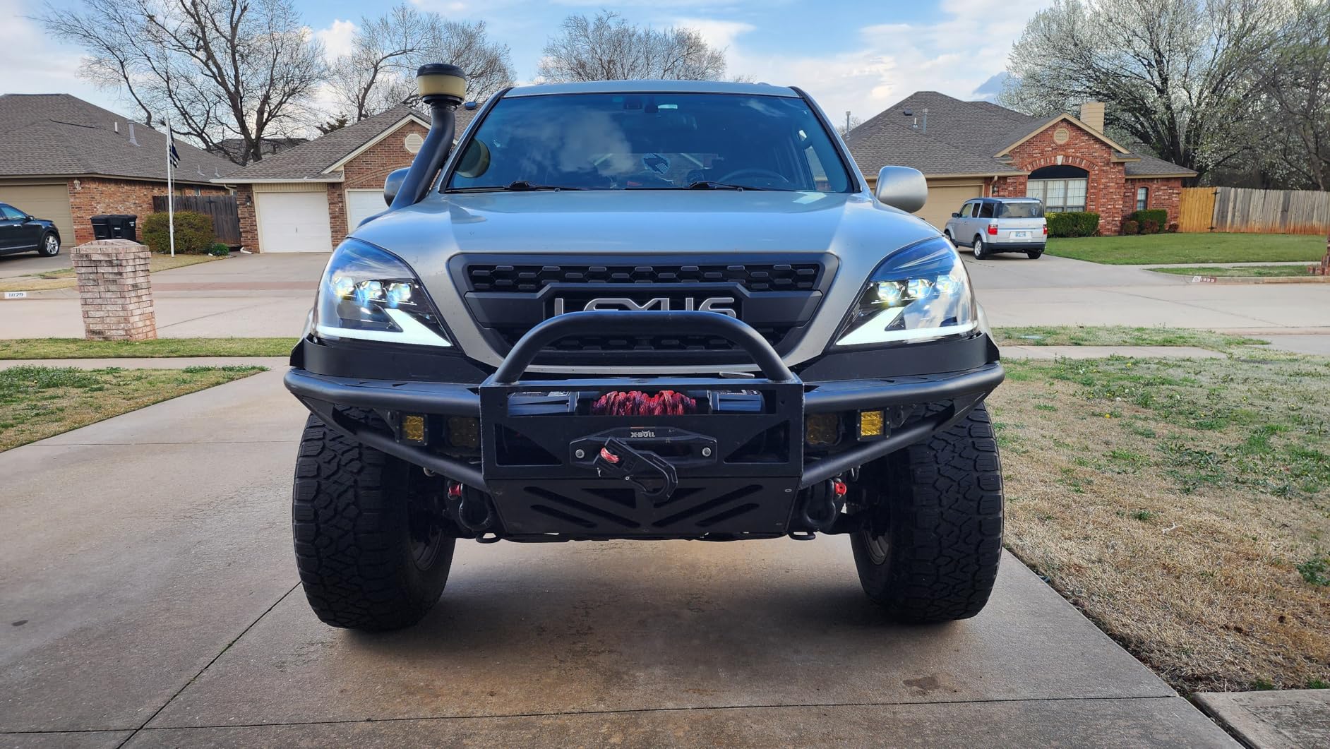 X-BULL Winch-10000 lb. Load Capacity Electric Winch Kit -12V Synthetic Rope Winch,Waterproof IP67 Electric Winch with Hawse Fairlead-Grey Rope customer photo 1