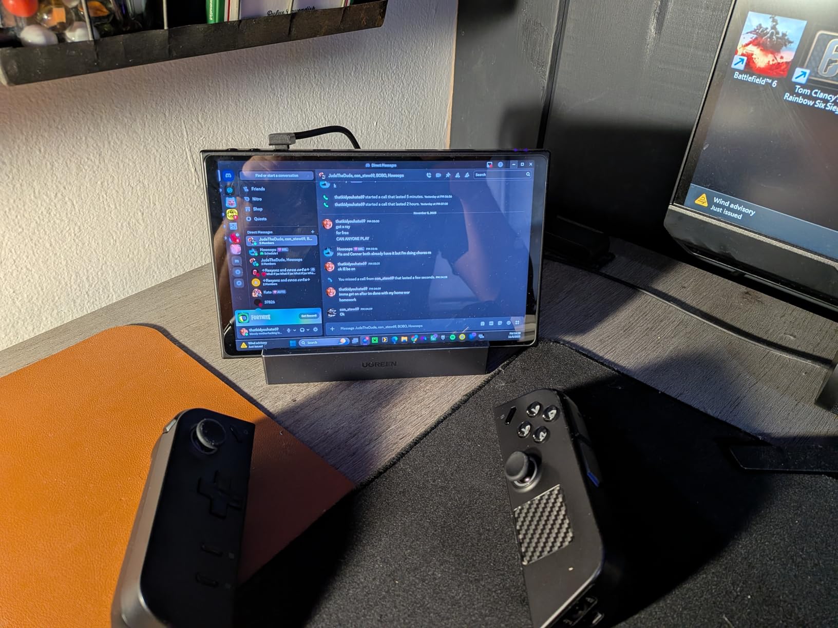 UGREEN Steam Deck Dock 9-in-1 USB C Docking Station Foldable Stand | 4K@60Hz HDMI, Gigabit Ethernet, PD 100W, 10Gbps USB A&C 3.2, TF/SD For Steam Deck, Rog Ally, ROG Xbox Ally, Legion Go customer photo 1