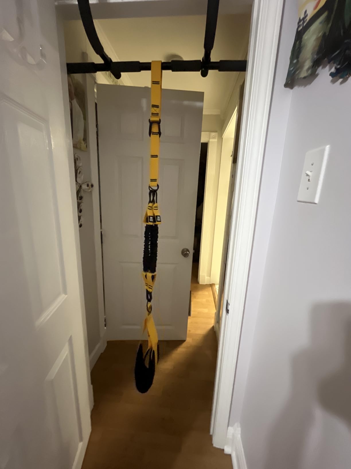 Pull Up Assistance Bands, Adjustable Heavy Duty Resistance Band for Pull Up, 3 Pull Up Bands, Comfortable Fabric Feet/Knee Rest, Assistance Bands for Pull-Up, Home Fitness, Body Stretching customer photo 1