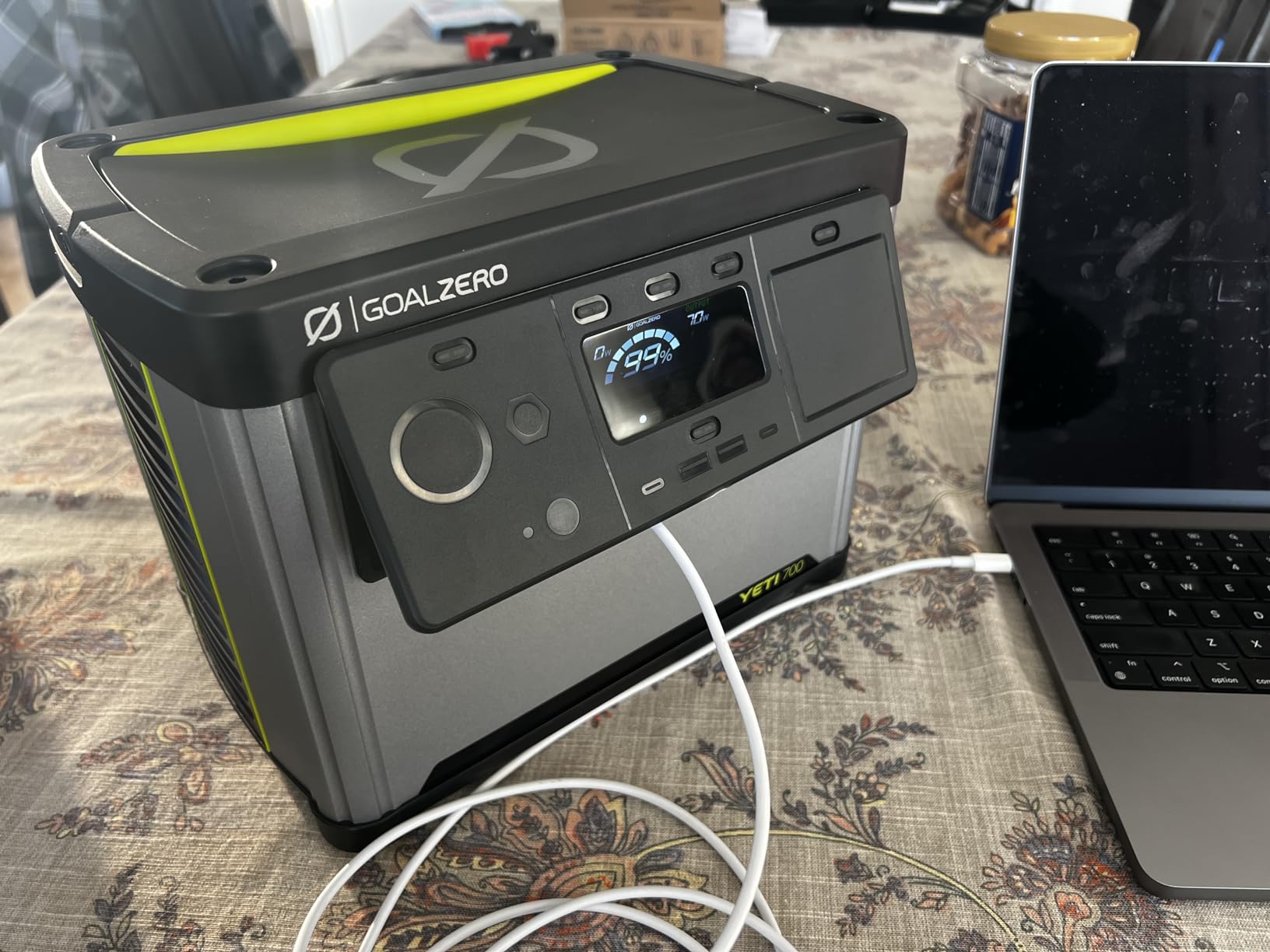 Goal Zero Yeti Portable Power Station, Yeti 500, 499 Watt Hour LiFePO4 Battery, Water Resistant & Dustproof Solar Generator for Outdoors, Camping, Tailgating, & Home, Clean Renewable Off-Grid Power customer photo 2