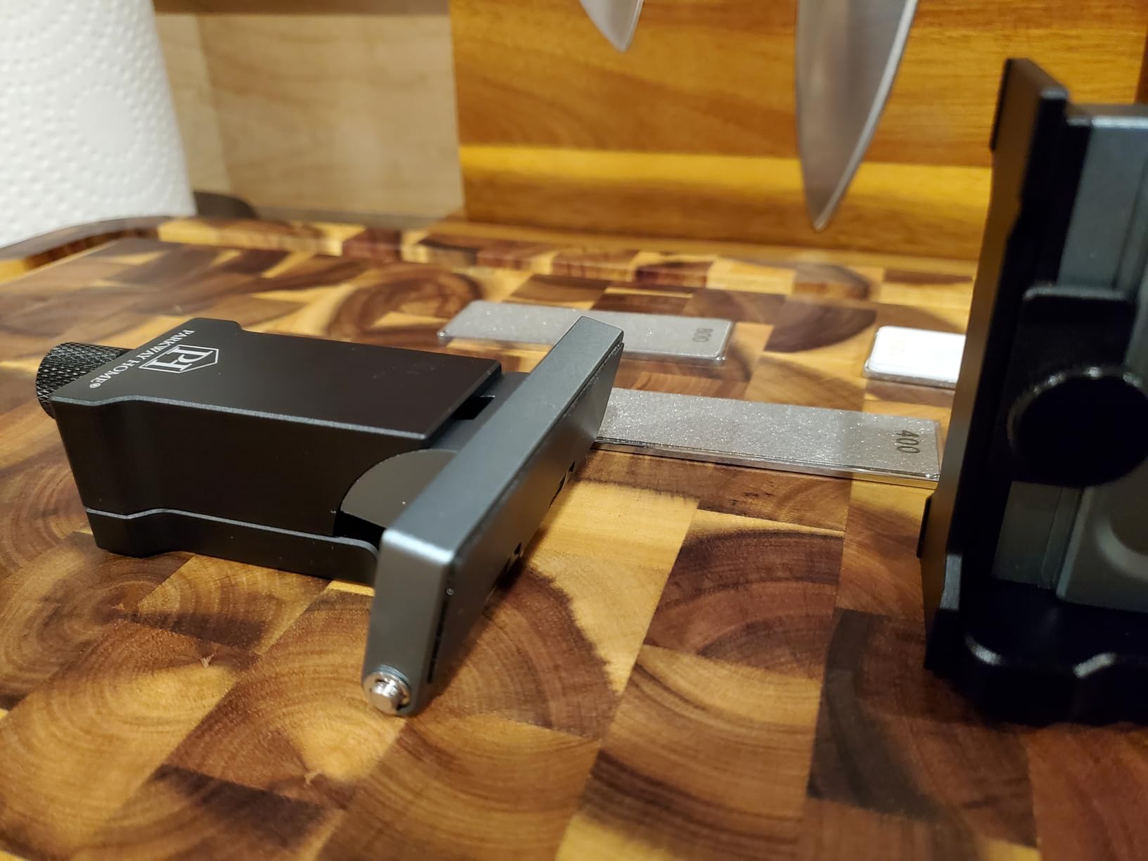 Rolling Knife Sharpener with Adjustable 10° to 40° Options and Adjustable Grinding Height, Knife Sharpener Kit, Roller Knife Sharpening System customer photo 1