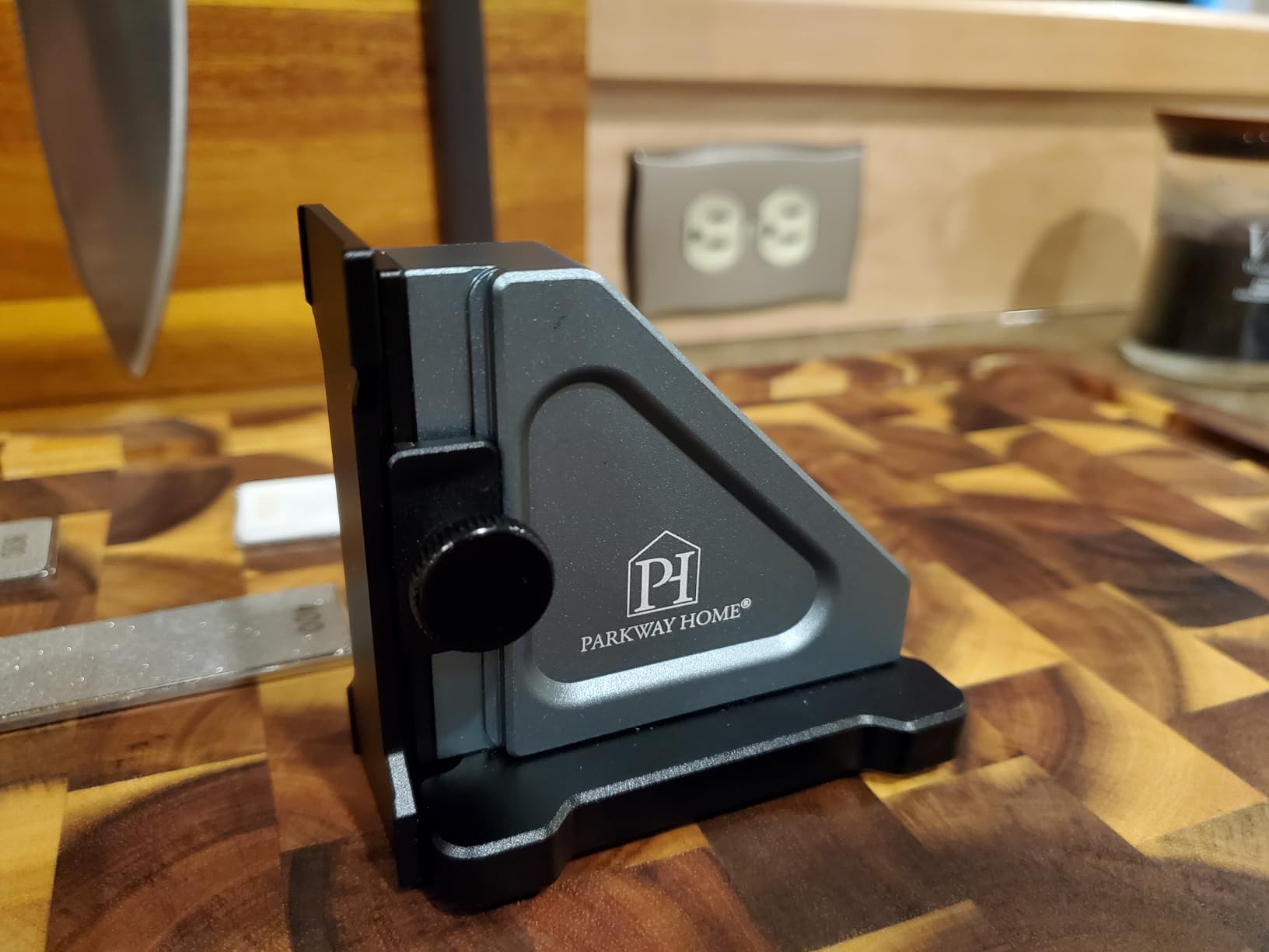 Rolling Knife Sharpener with Adjustable 10° to 40° Options and Adjustable Grinding Height, Knife Sharpener Kit, Roller Knife Sharpening System customer photo 2