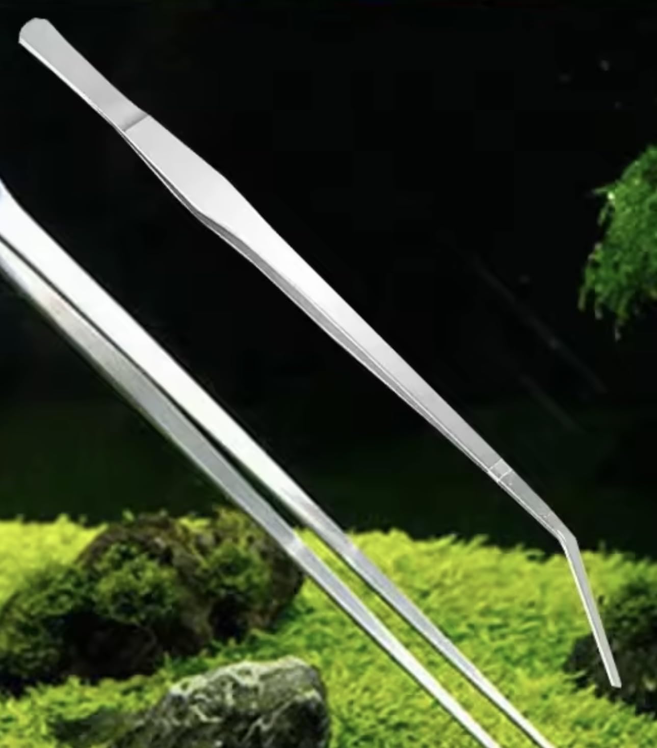 2PCS Long Aquarium Tweezers - 10.6
