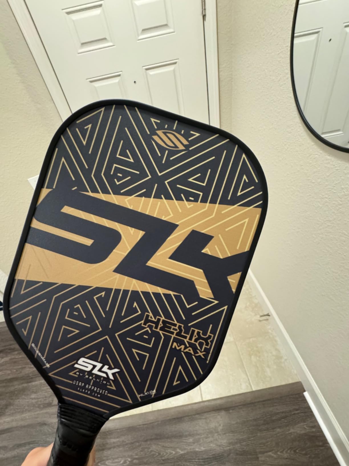 Selkirk Sport SLK Helix Pro Pickleball Paddle | Thermoformed Carbon Fiber Pickleball Paddles with Carbon Fiber & Fiberglass Hybrid Face | Unmatched Control customer photo 2