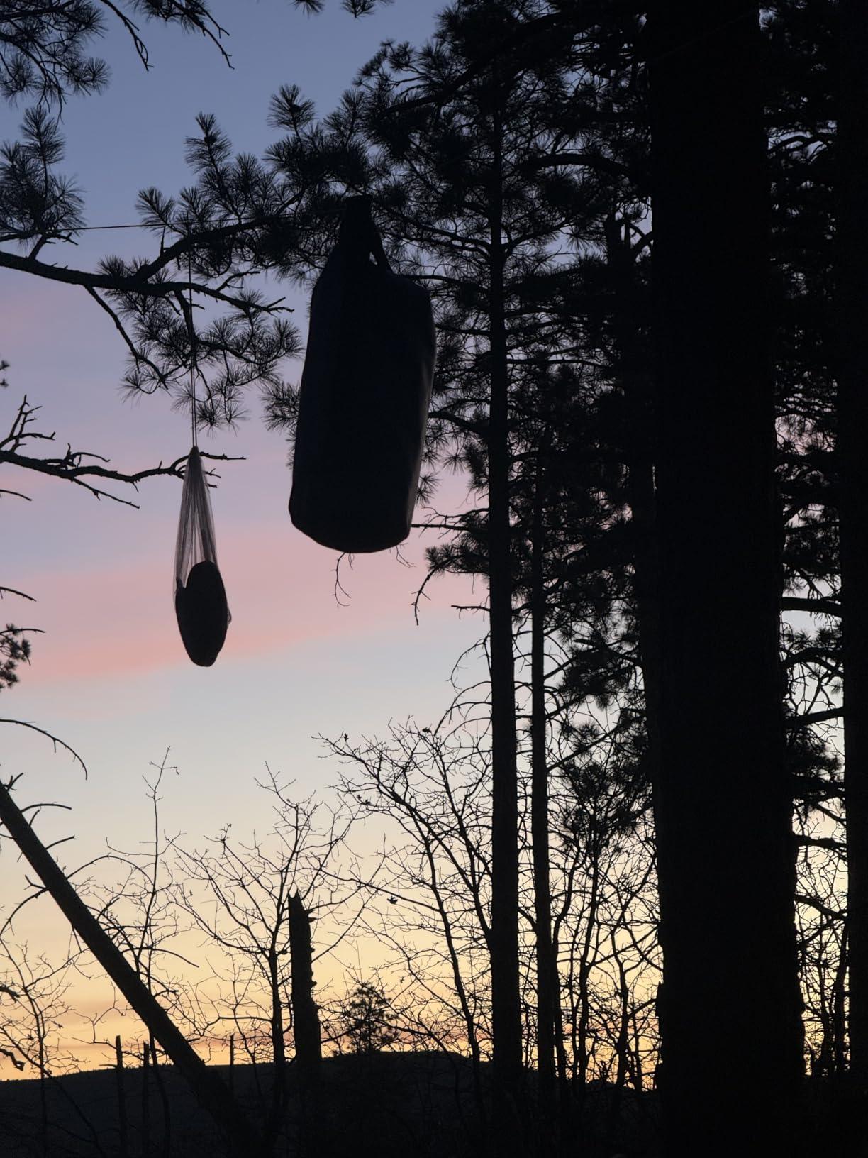 1 Set Bear Food Bag for Camping Ultralight Food Hanging System Includes Waterproof Bear Bag, Nylon Ropes, Hooks for Camping Backpacking customer photo 1