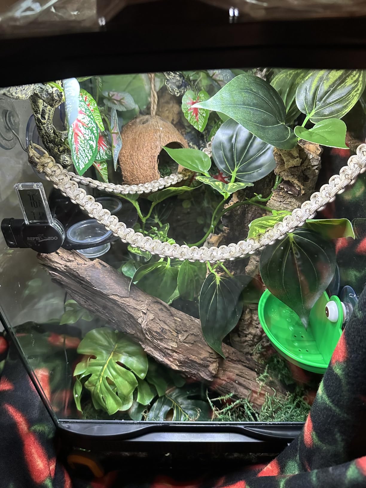 REPTI ZOO UVB Reptile Light with Dimming, LED UVB Light Bulb Fixture for Bearded Dragon Gecko Lizard Turtle Snake, Adjustable Brightness UVA UVB Lamp for Tropical & Desert Reptile customer photo 1