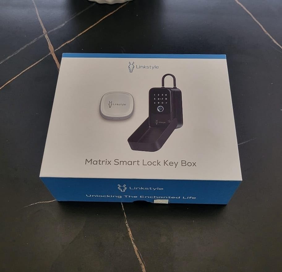 Matrix II Smart Key Lock Box by LINKSTYLE - Includes WiFi Hub (2.4GHz wi-fi only) for Remote Access, Waterproof, Wall mountable, 5-Unlock Modes, for Airbnb, Realtors, Hotels, Car Rentals customer photo 1