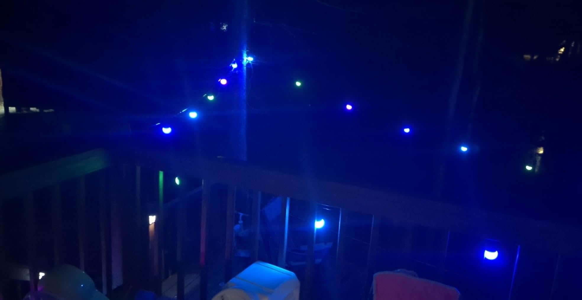 Govee Smart Outdoor String Lights 2, 48ft Outdoor Lights with Dimmable Warm White LED Bulbs, 47 Scene Modes for Patio, Backyard, Balcony, IP65 Waterproof, Works with Alexa, App Control customer photo 2