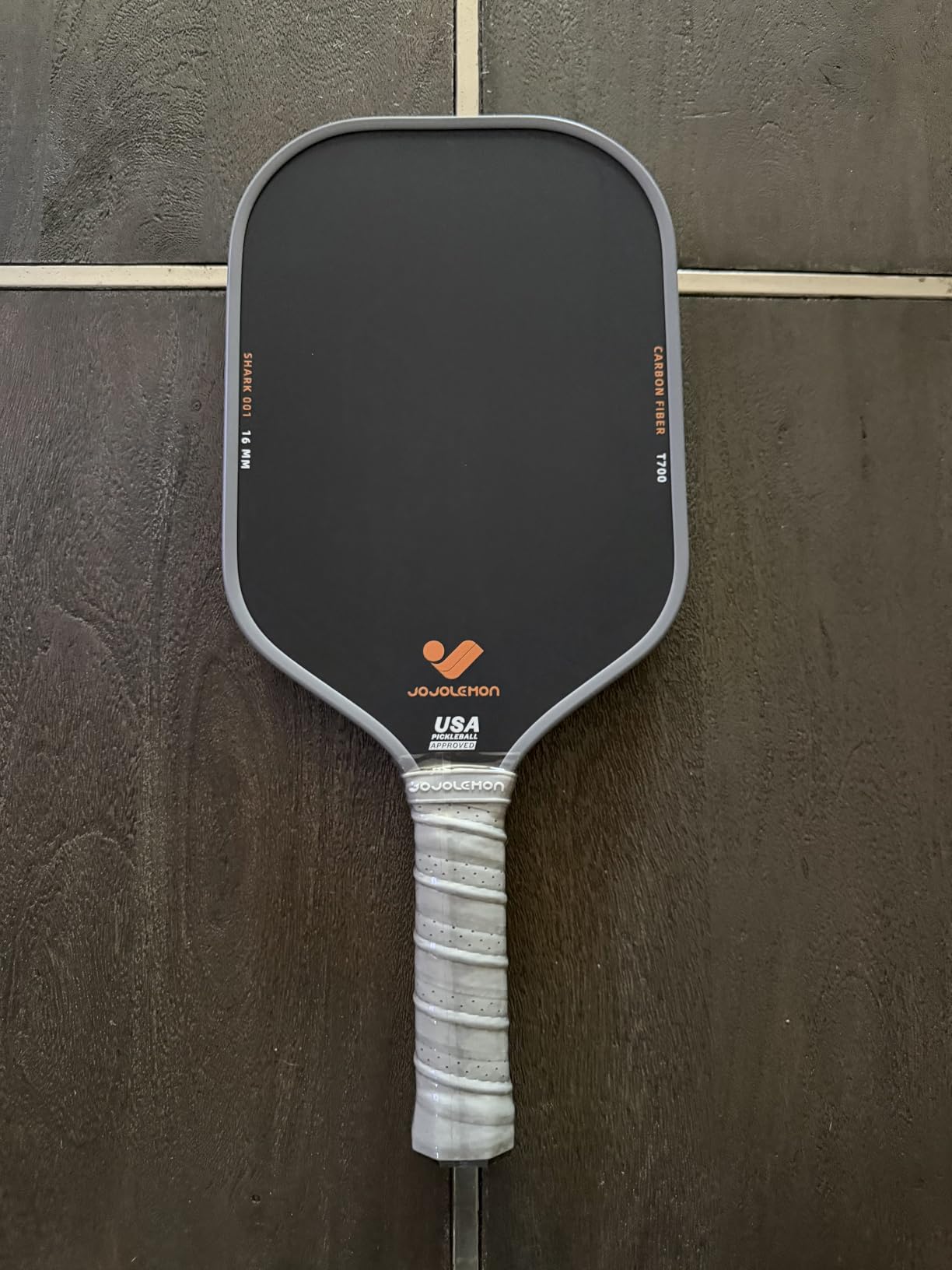 Pickleball Paddles, Carbon Fiber Pickleball Paddle with a 16mm Shark Power Polymer Core, The Pickleball Rackets Designed for Ultimate Spin & Consistency customer photo 2