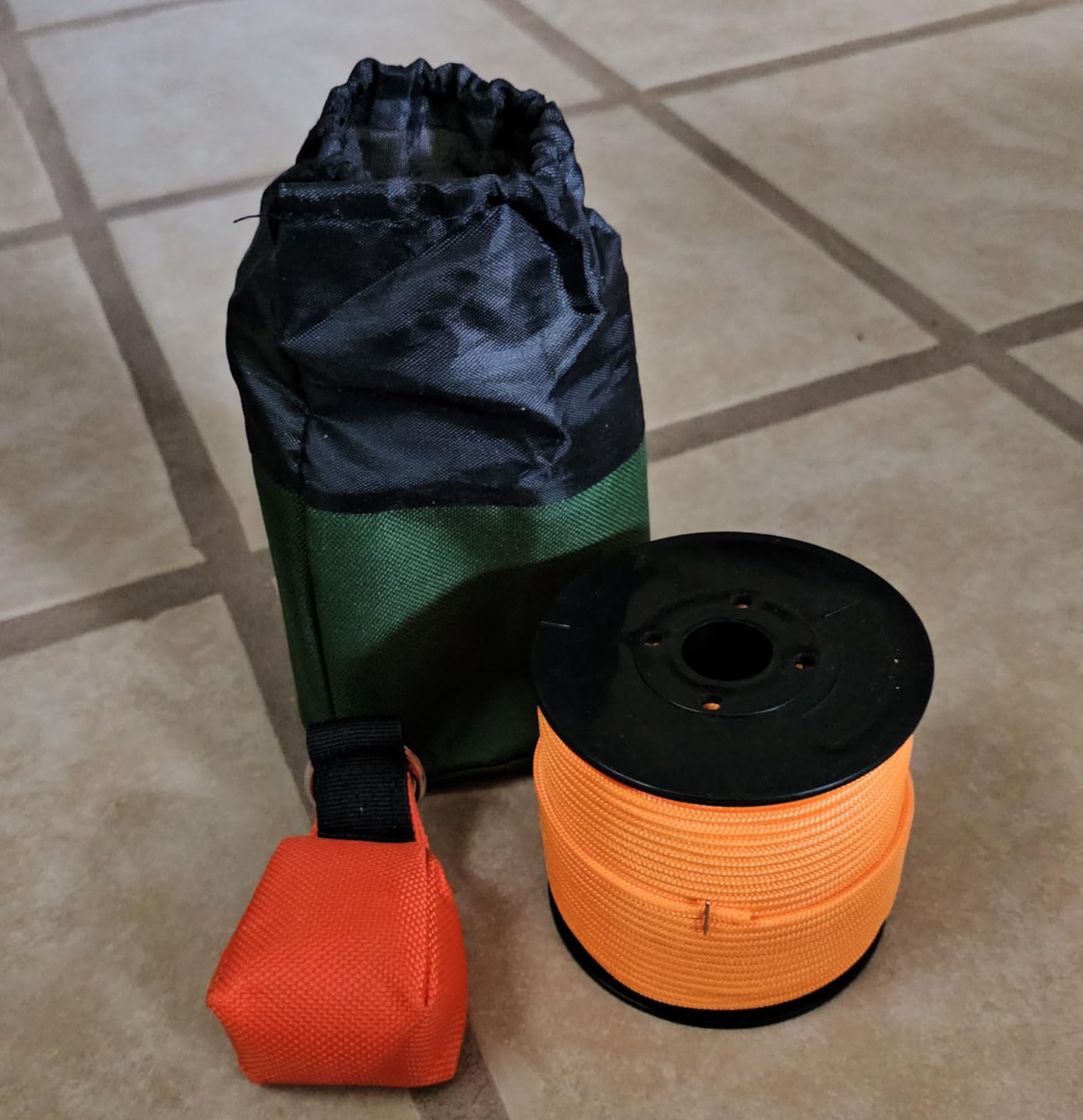 Arborist Throw Line Kit, Arborist Throw Weight and Line Kit, 164' Ultra Slick Polyester Rope and 14Oz Throw Bag, Arborist Equipment Suitable for High Limb Throwing customer photo 1