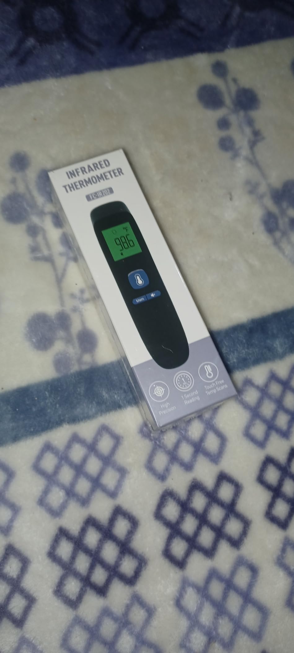 No-Touch Forehead Thermometer for Adults, Infrared Digital Baby Thermometer for Kids, Accurate Reading with Large Display, Mute Mode, Memory Recall, Fever Alarm customer photo 1