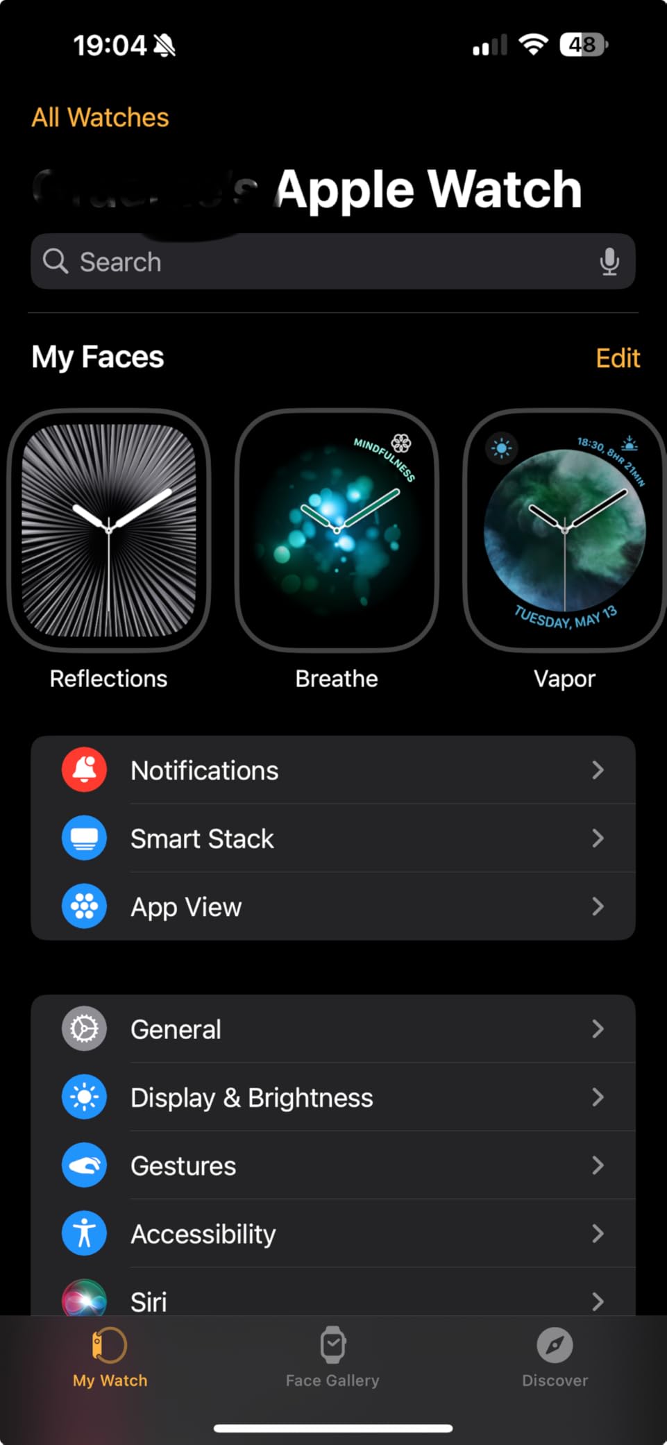 Apple Watch Series 9 [GPS 45mm] Midnight Aluminum Case with Midnight Sport Band, S/M (Renewed) customer photo 2