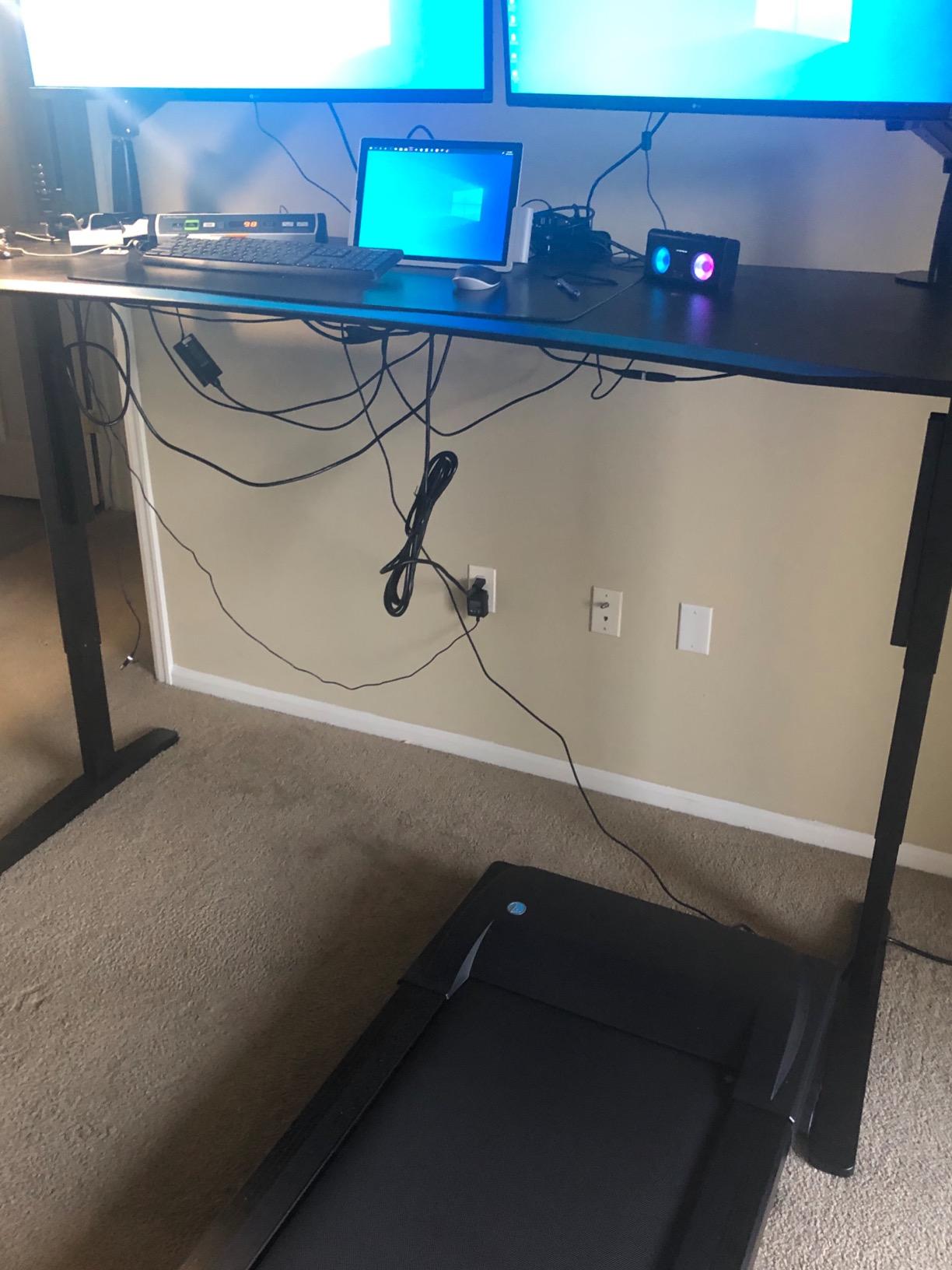 LifeSpan Fitness Under Desk Treadmill Ultra Quiet Walking Pad Treadmill at Home Office, 0.4 to 6mph, 400lbs Capacity customer photo 1