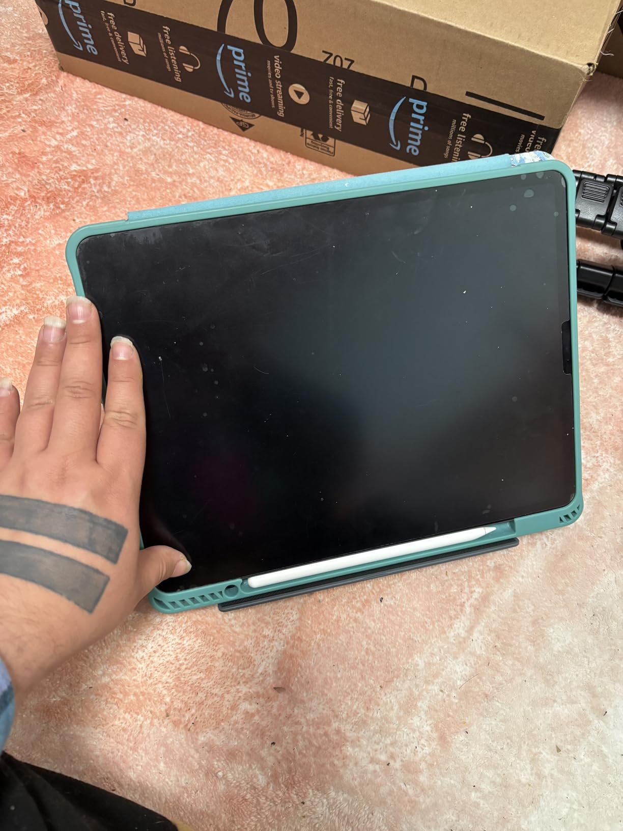 Tablet Drawing Stand, Digital Drawing Pad Stand, Foldable, Adjustable for 9 to 16 Inches Graphics Drawing Monitors Art Tablets customer photo 2