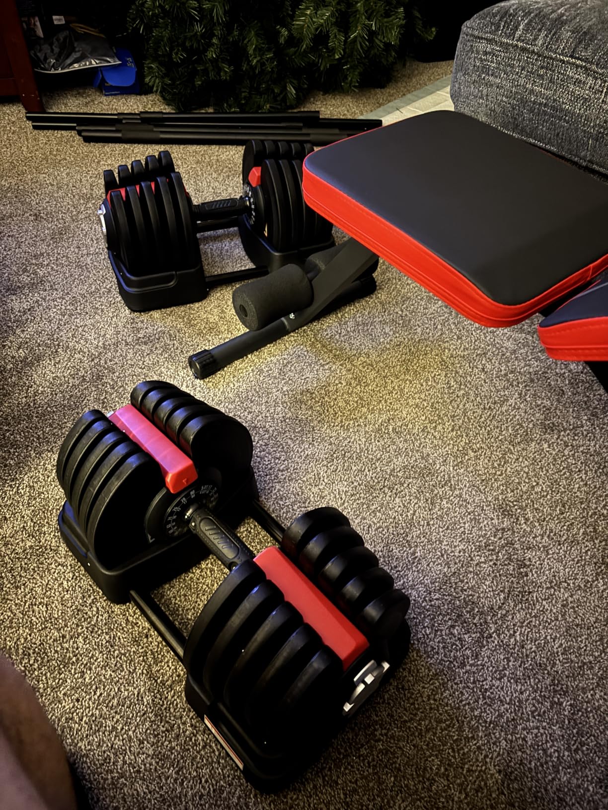 NICEPEOPLE Adjustable Weight Bench for Home Gym, 660LBS Capacity Workout Bench with 8 Backrests for Chest Shoulders Arms, Compact and Foldable Strength Bench for Small Space Apartment Room customer photo 2