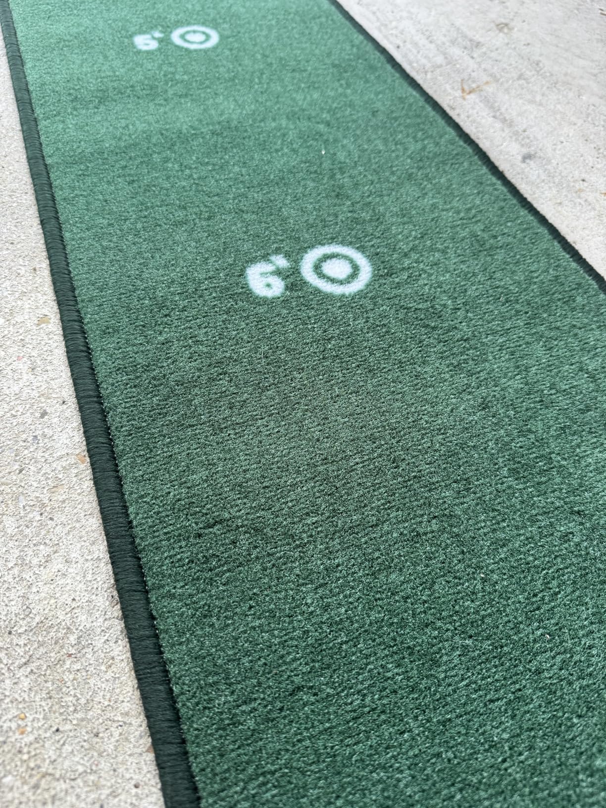 Golf Putting Mat Indoor & Outdoor Professional Golf Practice Putting Green Mat with Distance Marker Anti Slip Backing Golf Training Accessories Portable Matt customer photo 1