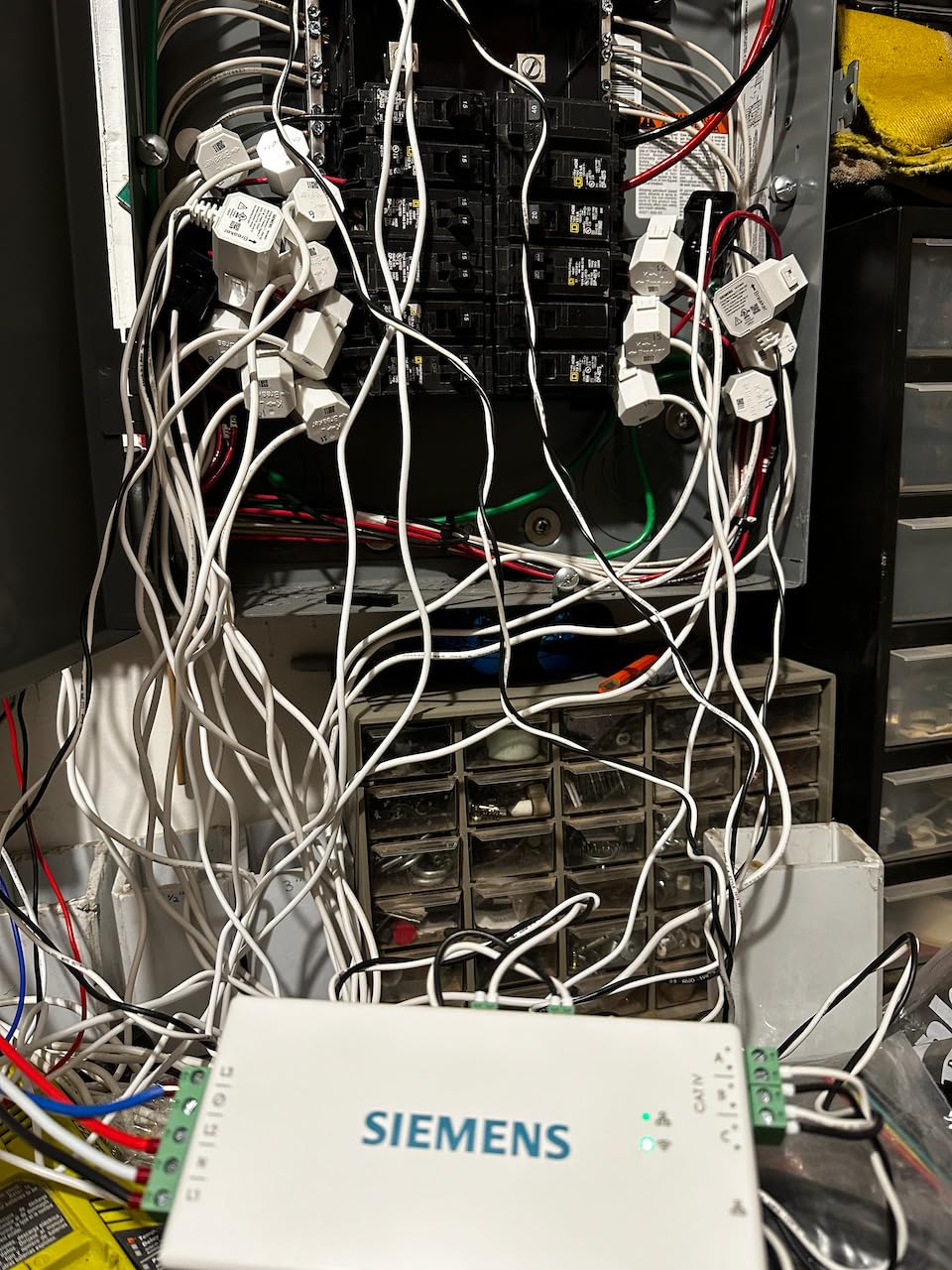 SIEMENS Inhab Smart Home Energy Monitor with 16-50Amp Circuit Level Sensors and 2-200Amp Main Sensors for Real Time Electricity Monitoring and Metering customer photo 2