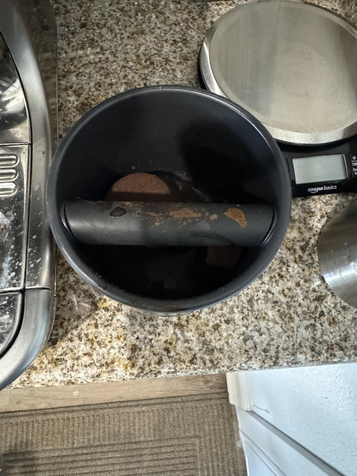 Breville BEA501BSS Knock Box 10 Espresso Machine Accessory, 10 Puck Capacity, Brushed Stainless Steel customer photo 2