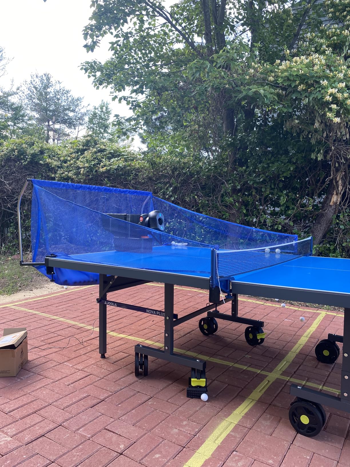 PONGBOT Table Tennis Robot: APP Control 264 Drills, Portable Ping Pong Machine with Spin/Speed Customization, 150-Ball Capacity for Solo Training & Coaching customer photo 2