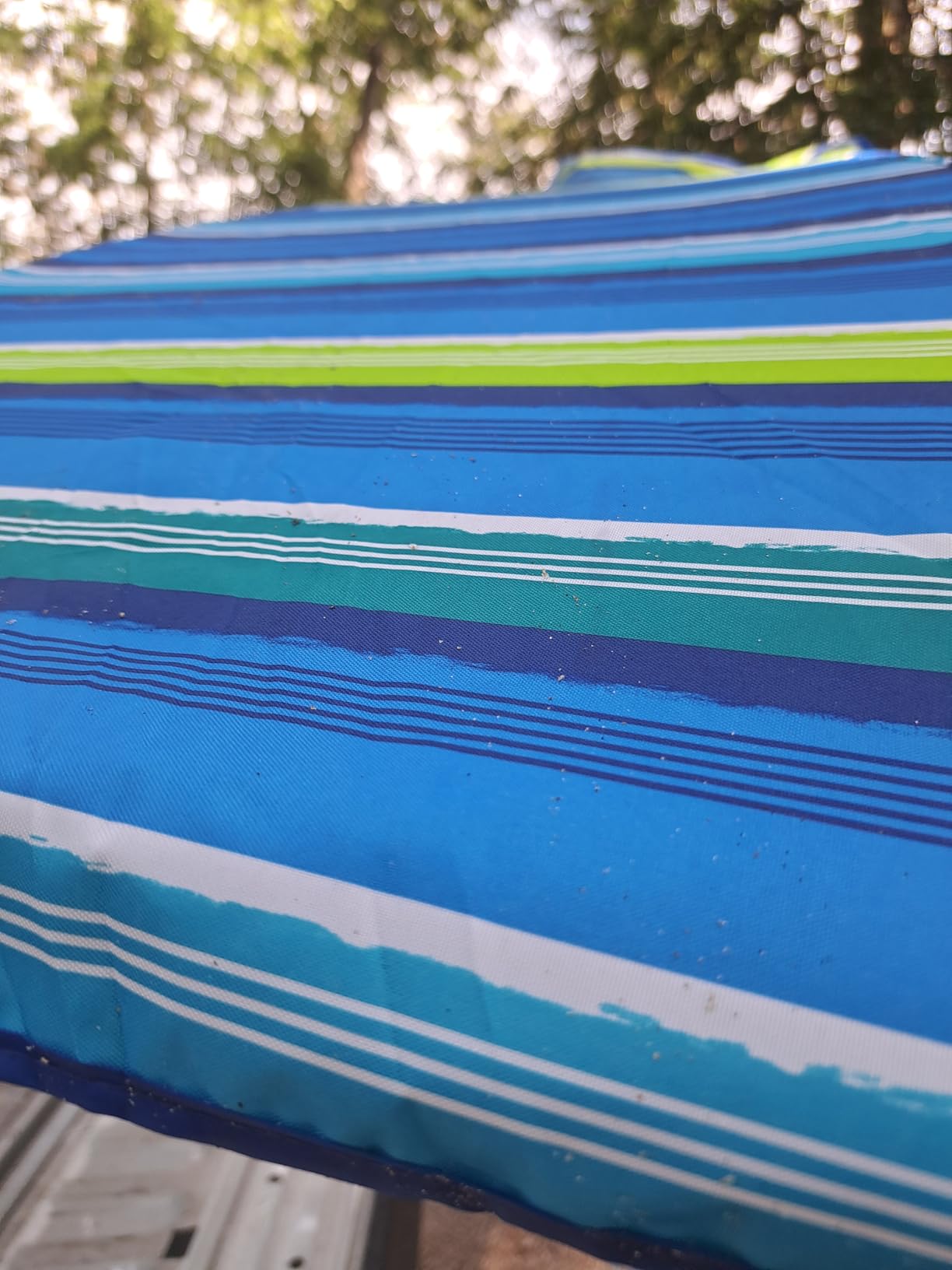 Tommy Bahama 6' UPF 50+ Tilt Beach Umbrella with Integrated Sand Anchor, Wind Vent, and Carry Bag customer photo 2