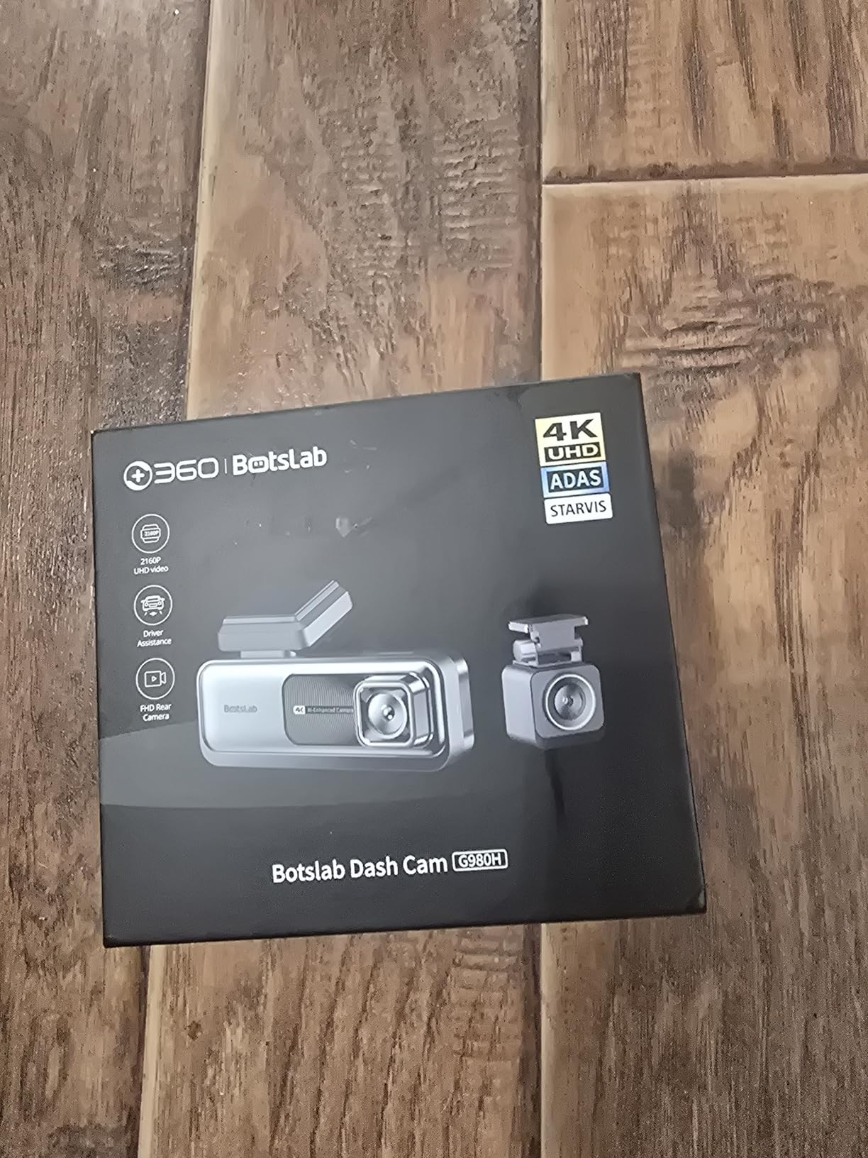 BOTSLAB 4K Dash Cam Front and Rear, 170° Ultra Wide 4K+2K Dashcam with ADAS, Night Vision, 24/7 Parking Mode, Sony STARVIS Sensor, WDR, Free 64GB SD Card, 5.8GHz WiFi, Built-in GPS, Loop Recording customer photo 1