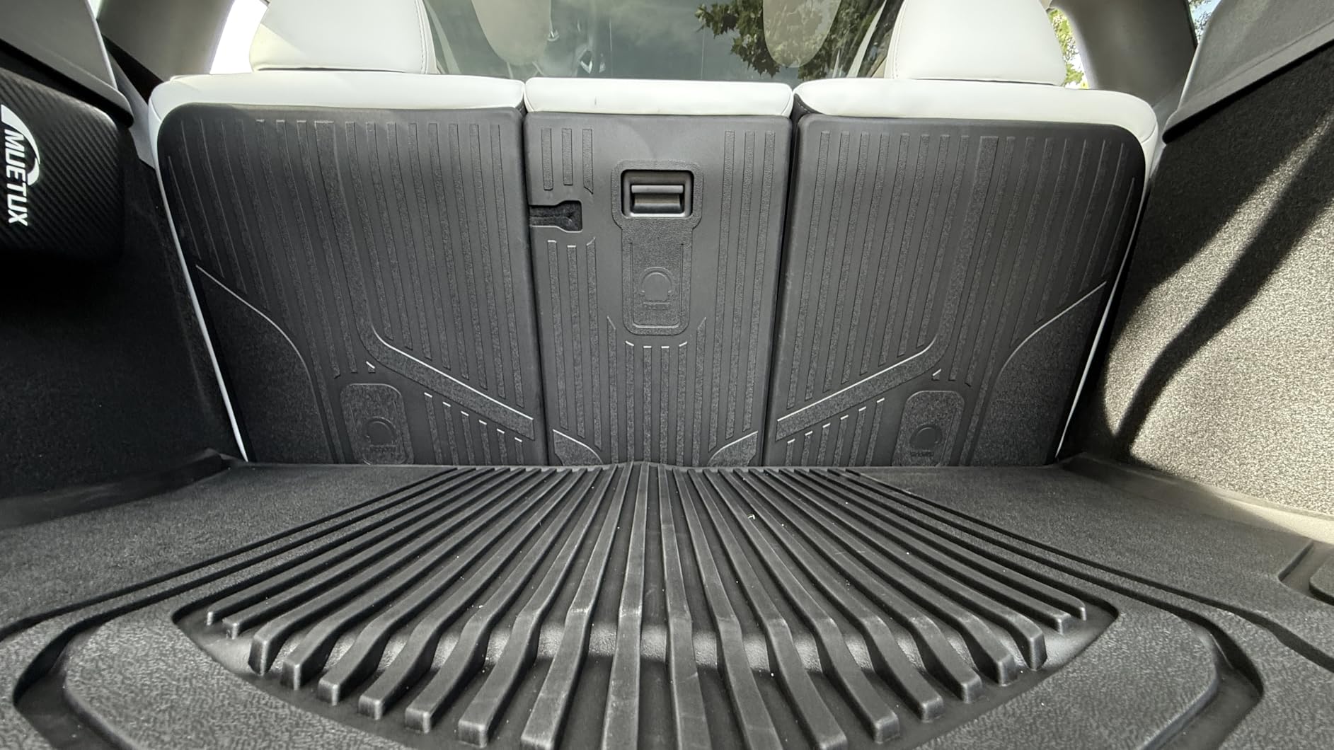 LASFIT Trunk Mat Trunk Liner for Tesla Model 3 Highland 2026 2025 2024, All Weather TPE Custom Fit Cargo Mat Cargo Liner Interiror Accessories, Black customer photo 2