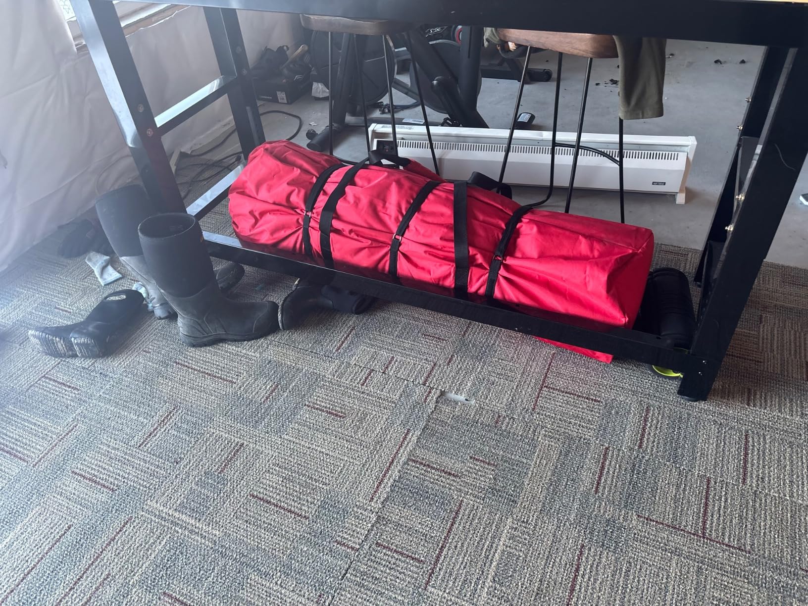 Eskimo QuickFish 6HD, Pop-Up Portable Shelter, No-Trip Door, Red/Black, Fully Insulated, Deluxe Ice Anchors, Six Person, Ice Fishing Shelter customer photo 1