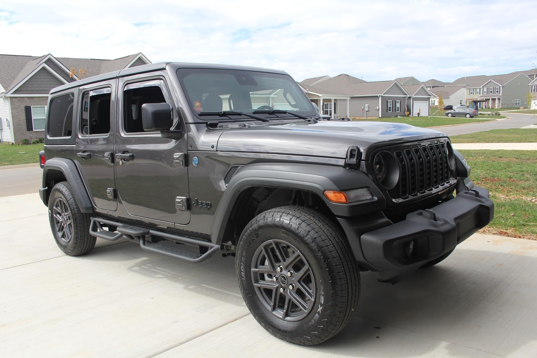 Running Boards Compatible with Jeep Wrangler JL 4 Doors 2018-2026, 6