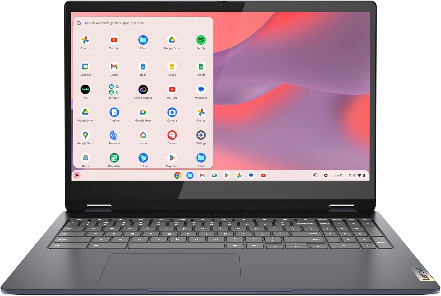 Lenovo IdeaPad Flex 3i Chromebook Laptop, Intel UHD Graphics, 15.6