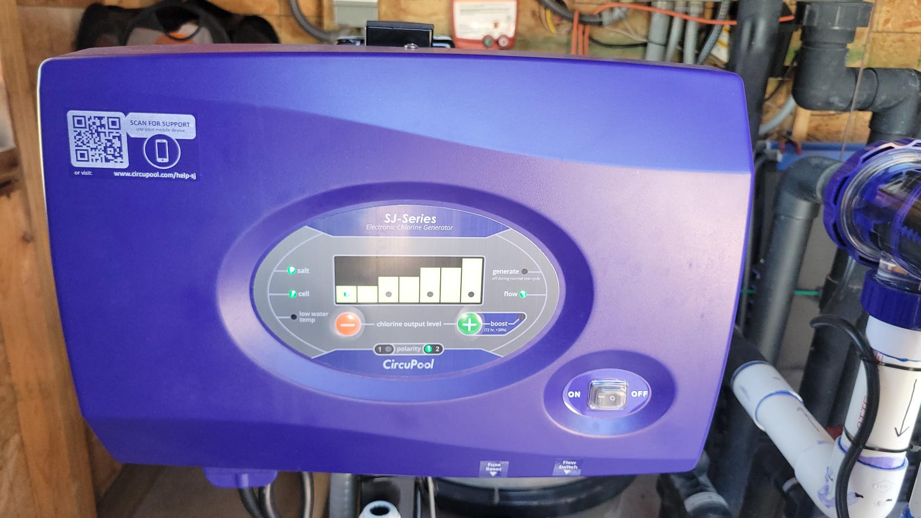 CircuPool SJ20 Salt Water Pool Chlorinator System | 3 Year Manufacturer Warranty | Complete Salt Chlorine Generator for up to 20,000 Gallon In-Ground Pools customer photo 1