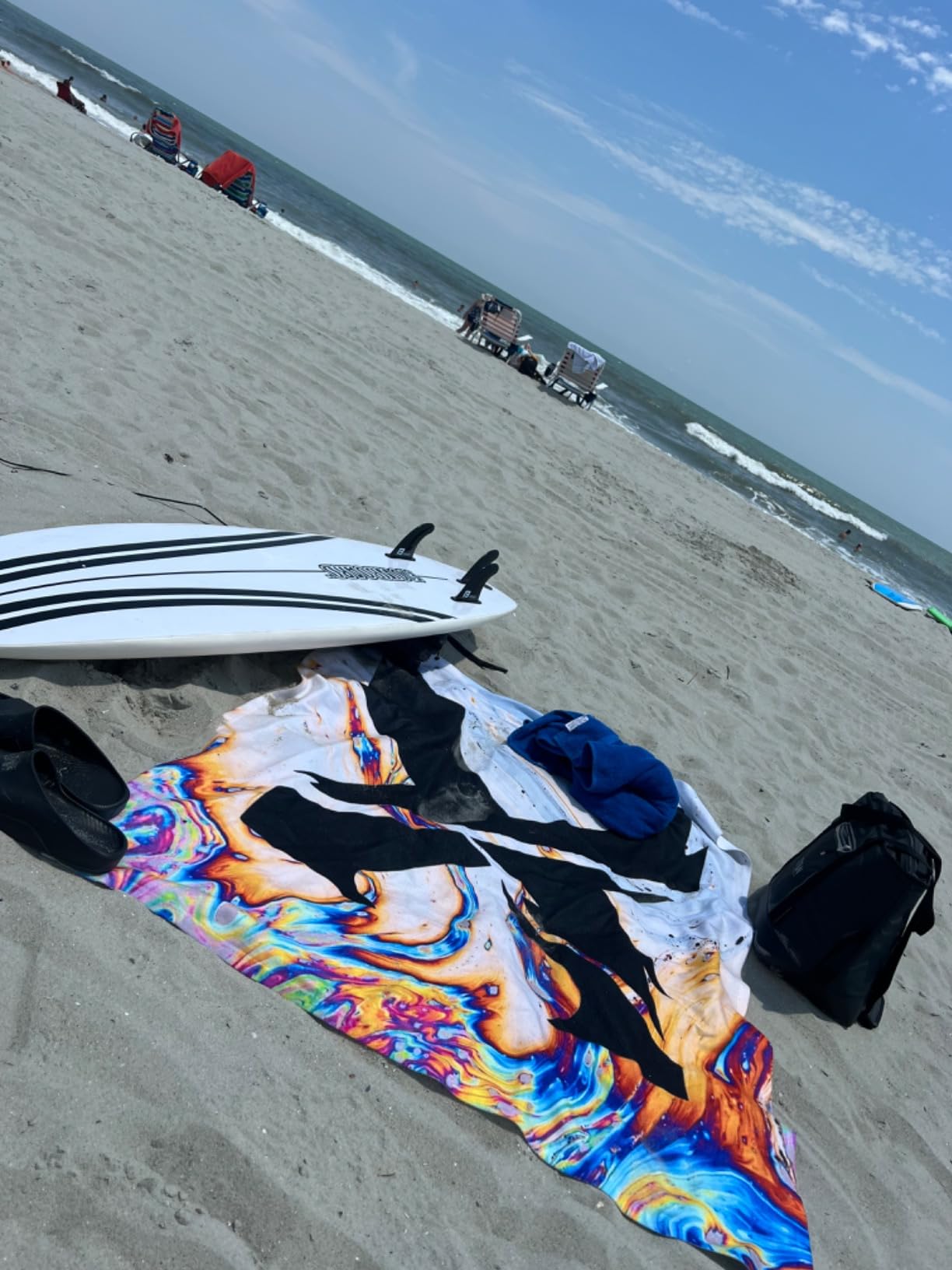 FLOWBOARD Surfboard Softboard Foam - Include (3) Fins 6' Foot Leash and (2) Wood Stringers Inside Board Availalable in 6' and 7' Short Board and 8' Longboard customer photo 1