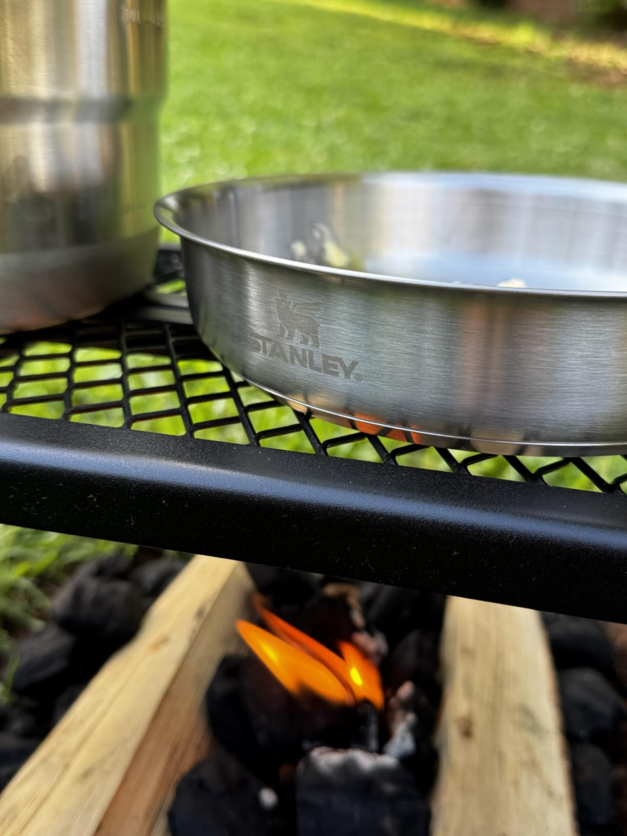 Stanley Wildfare Core 26-Piece Complete Camp Kitchen Cook Set | 4 qt Pot with Lid, 8in Fry Pan | 4 Table Settings, Plates, Bowls, Utensils | Camping Essentials for Your Camp Kitchen | BPA-Free customer photo 2