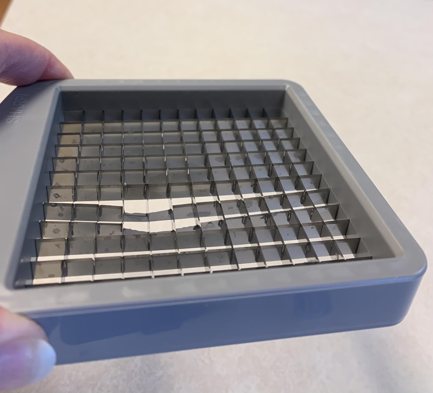 All-in-1 Vegetable Chopper with 8 Blades - Mandoline Slicer-Pro Food Chopper with Container - Veggie Salad Onion Chopper - Potato Dicer French Fry Cutter - Cheese Grater - Stainless Steel material customer photo 2