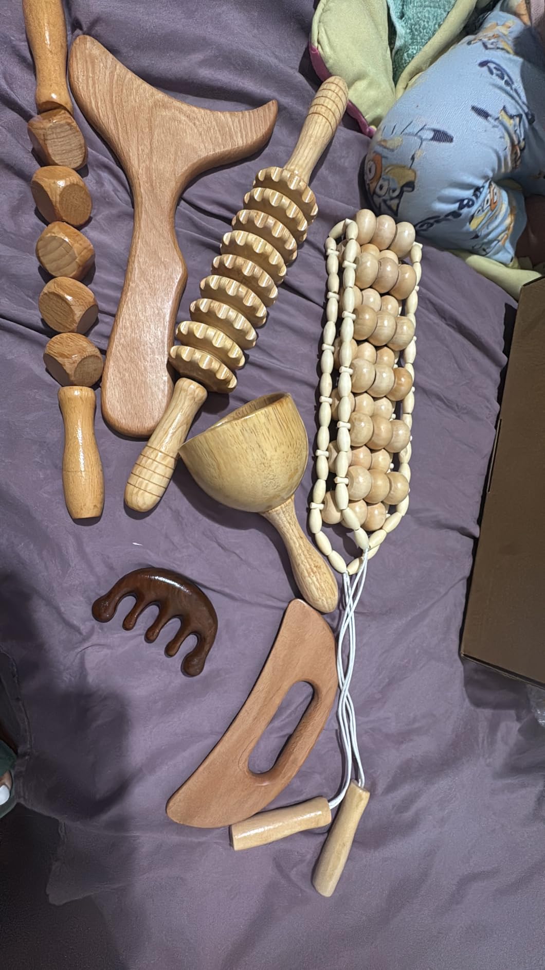 7-in-1 Wood Therapy Massage Tools Lymphatic Drainage Massager for Muscle Pain Relief | Maderoterapia Kit Body Sculpting Tools for Anti-Cellulite, Body Shaping customer photo 1
