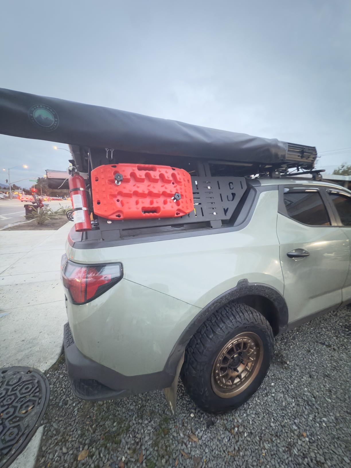 OULEME Recovery Traction Boards, Off-Road Track Traction Mats for Sand, Mud, and Snow - 4WD RV Truck Jeep SUV Traction Pads with Carry Bag (Black) customer photo 1