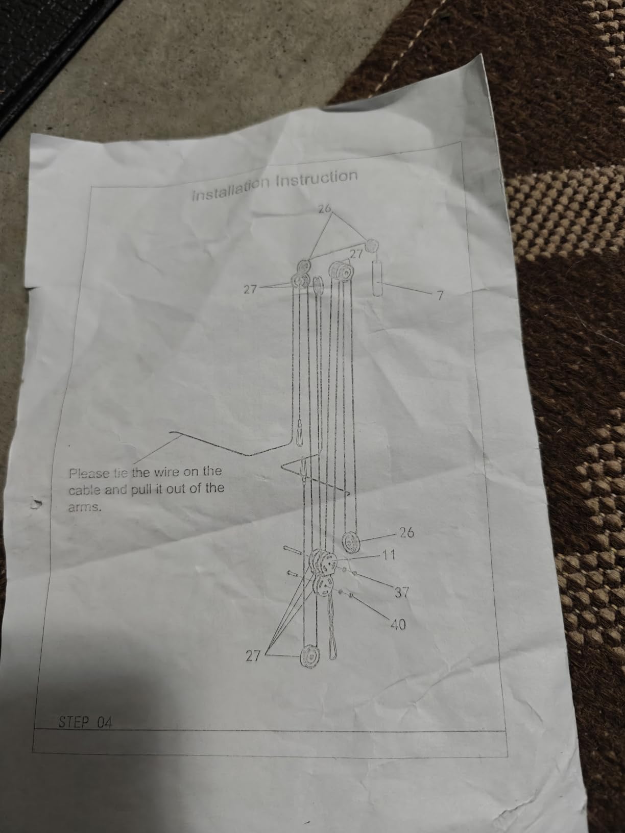 Eonfit E1 2.0 Wall Mounted Cable Machine for Home Gym, LAT Pulldown, Functional Trainer, Cable Crossover Machine Workout Station Pulley System Cable Tower with Leg Holder, Foot Board customer photo 2