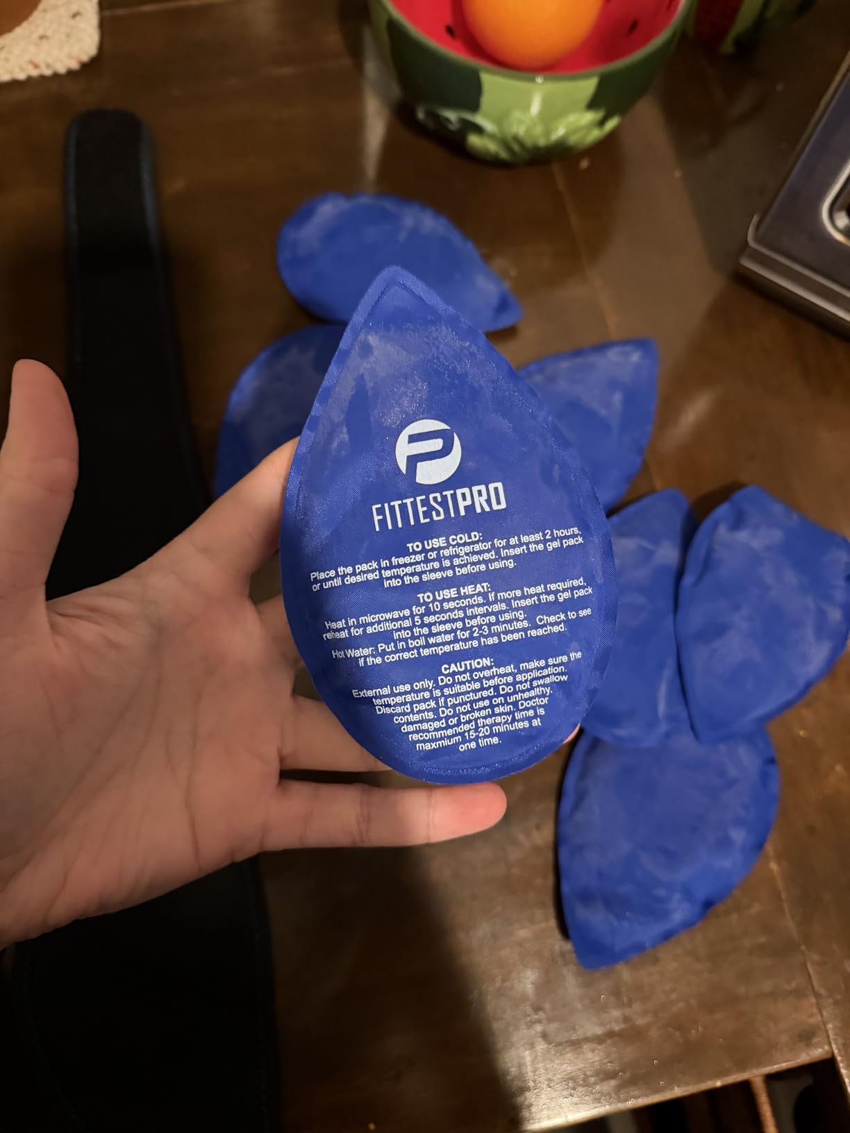 Fittest Pro Wisdom Teeth Ice Pack Head Wrap Jaw Ice Pack for Face Oral Surgery, 4 Hot Cold Gel Pack for TMJ, Tooth Extraction, Tonsillectomy Recovery customer photo 1