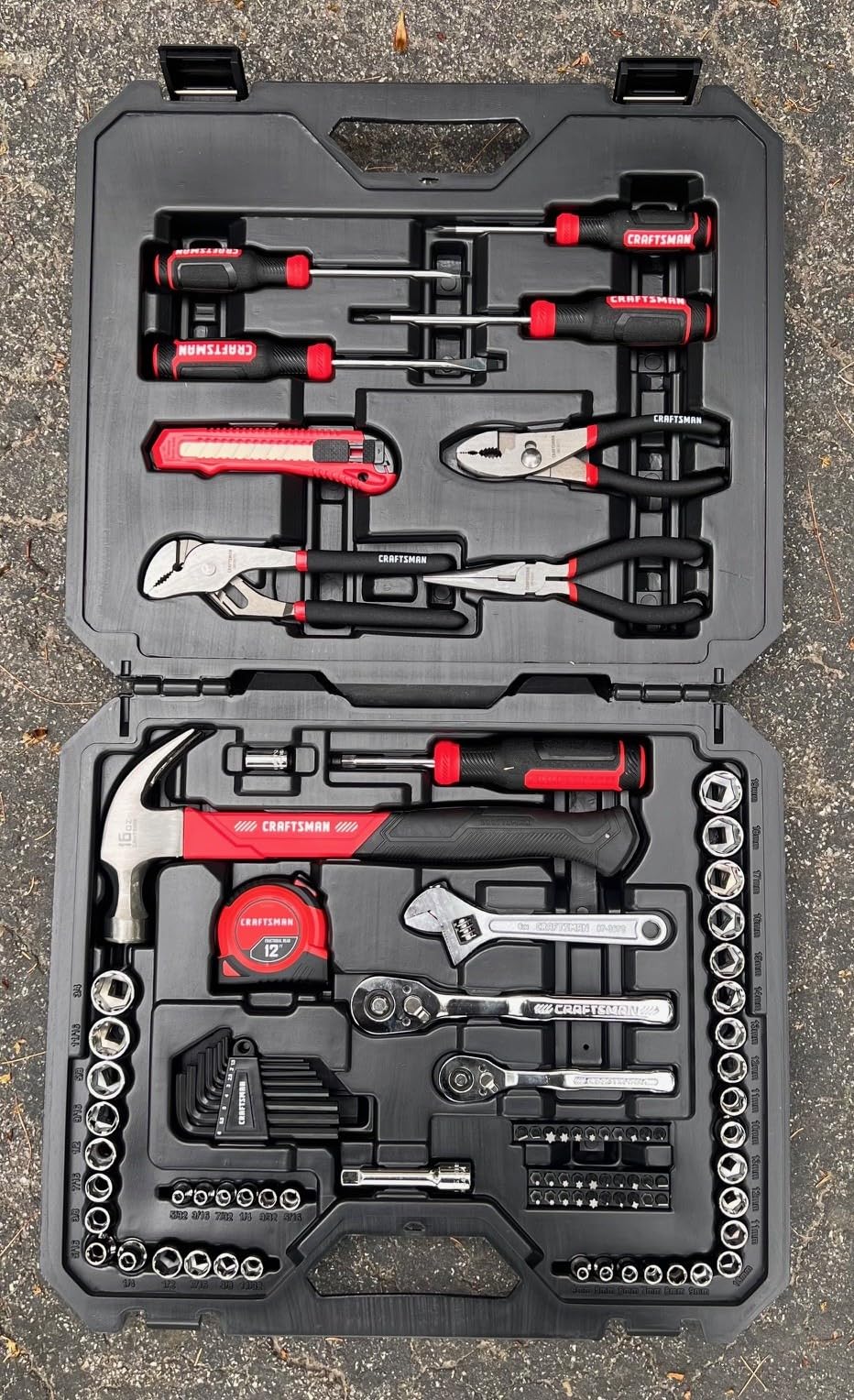 102-Piece Tool Kit for Home and Car, Durable Hand Tools Set with SAE and Metric Socket Set (CMMT99449) customer photo 2