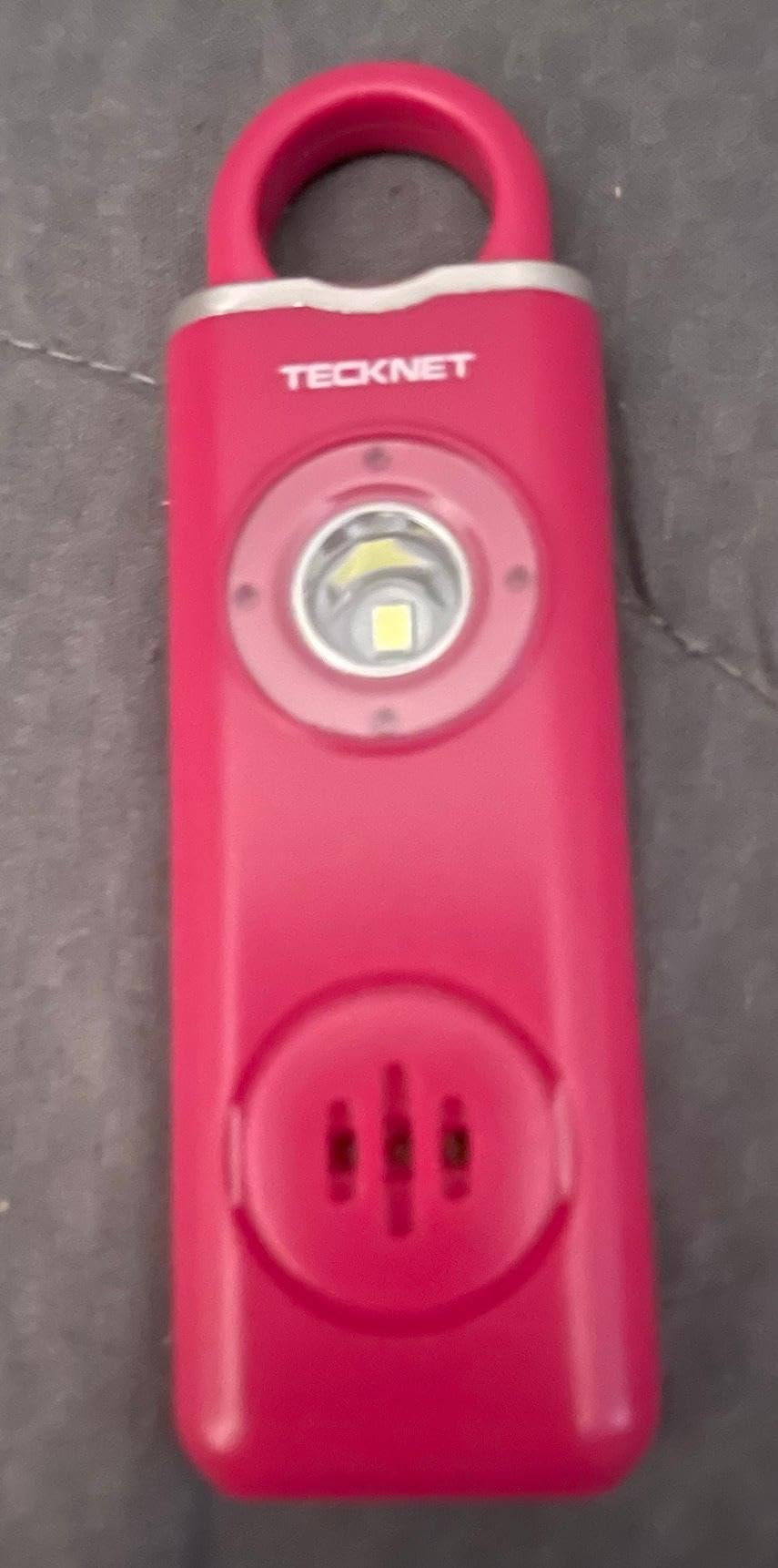 TECKNET Rechargeable Personal Safety Alarm for Women, 130dB Self Defense Keychain Alarm with SOS Strobe Light, Low Battery Notice customer photo 1