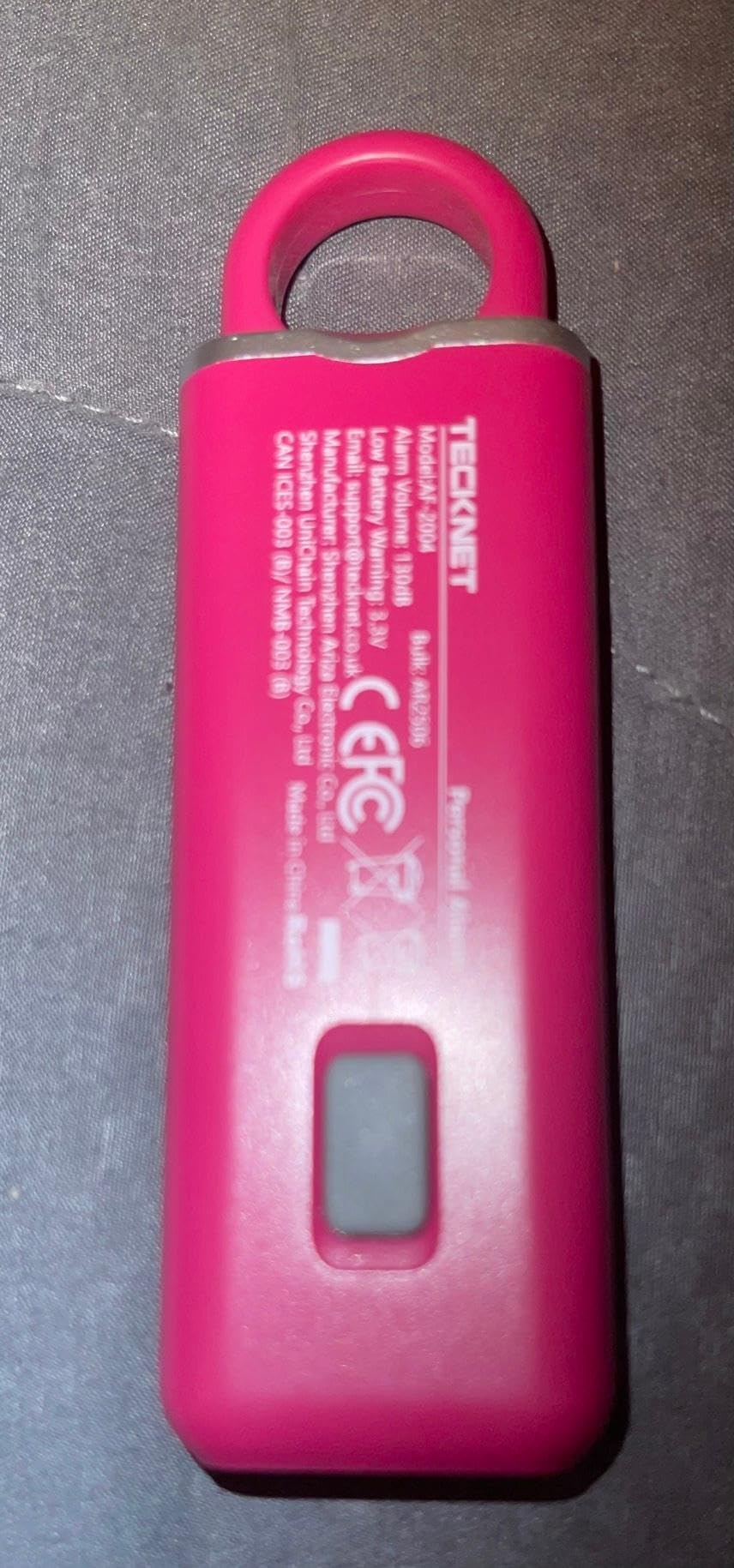 TECKNET Rechargeable Personal Safety Alarm for Women, 130dB Self Defense Keychain Alarm with SOS Strobe Light, Low Battery Notice customer photo 2