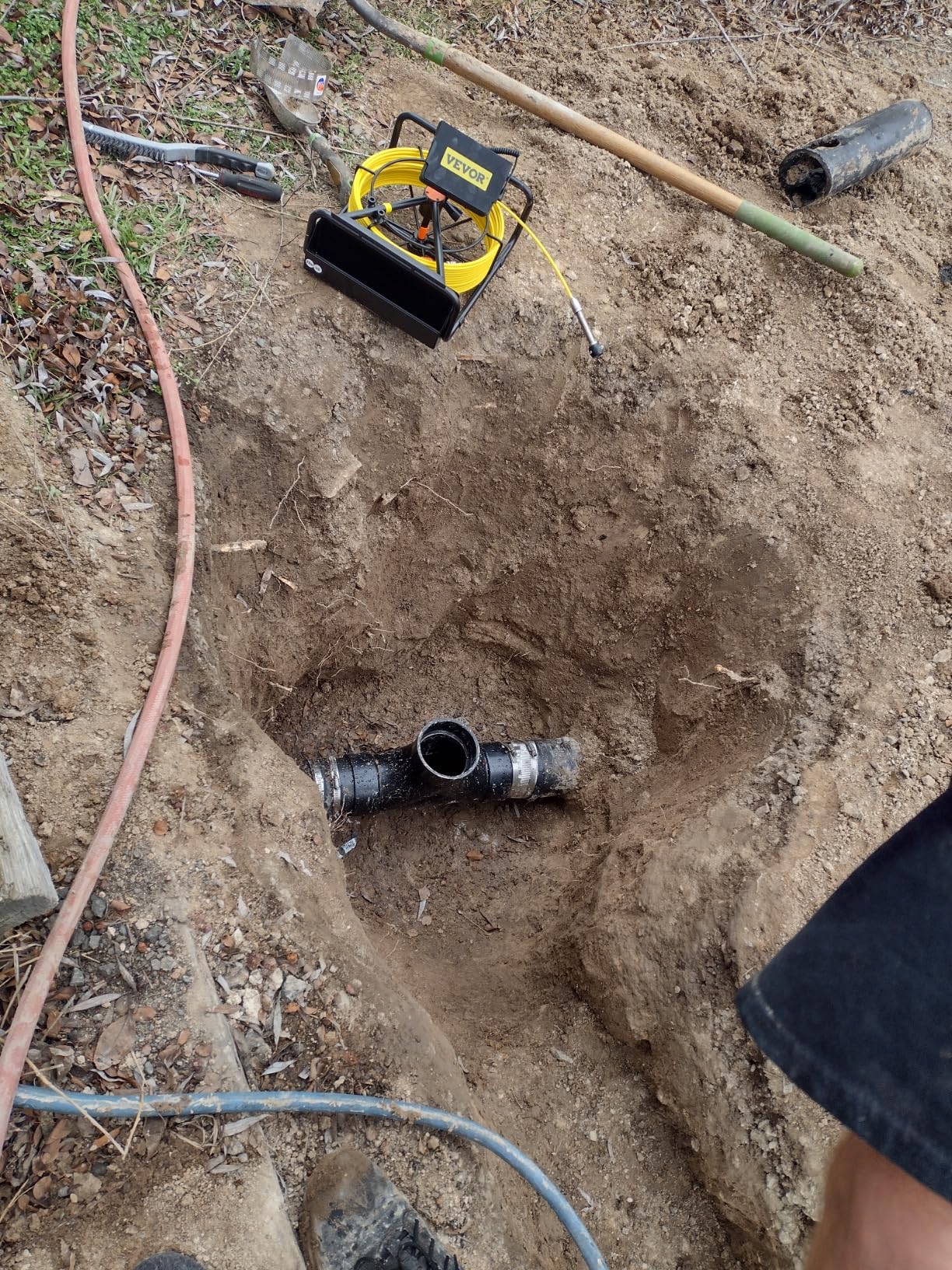 VEVOR Sewer Camera, 98.4 ft/30 m, 4.3