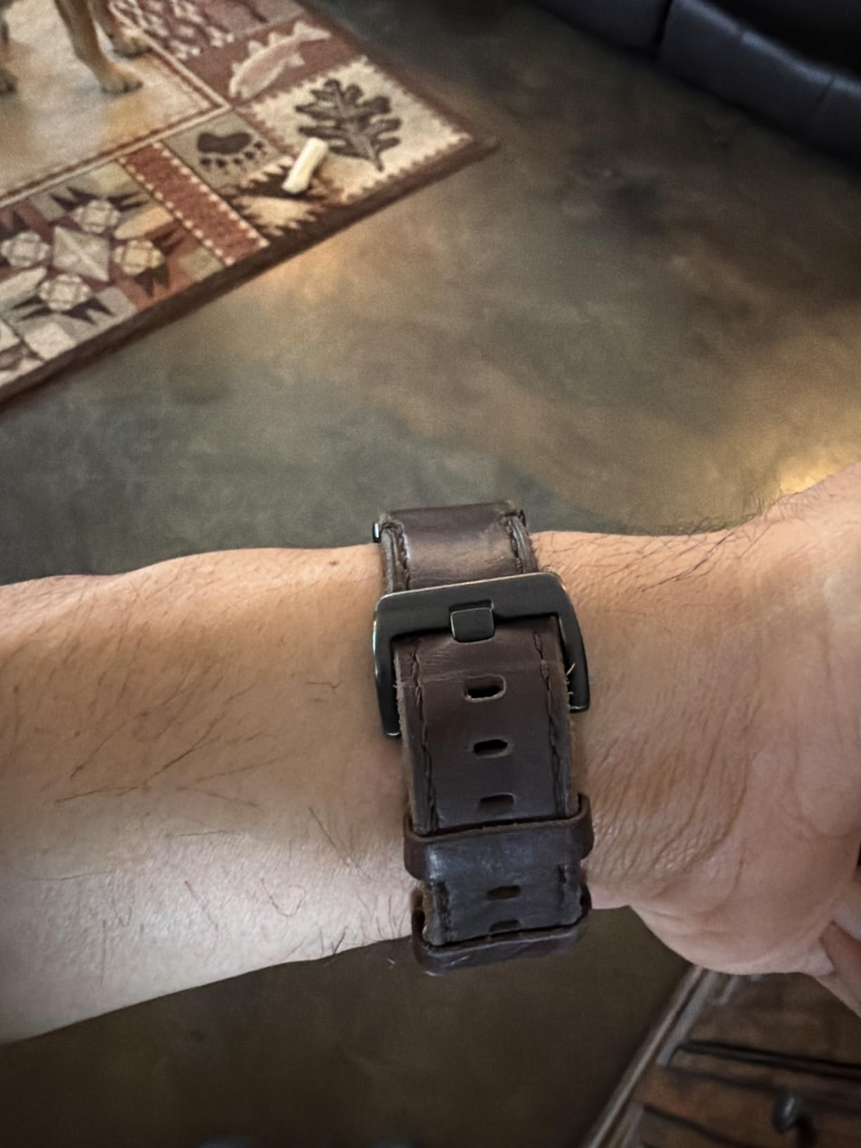 Soft Horween Leather Watch Band Compatible With Garmin, Strap For Fenix/Forerunner/Approach/MARQ/Quatix / D2 Series/Instinct/Epix/Tactix/Foretrex customer photo 1