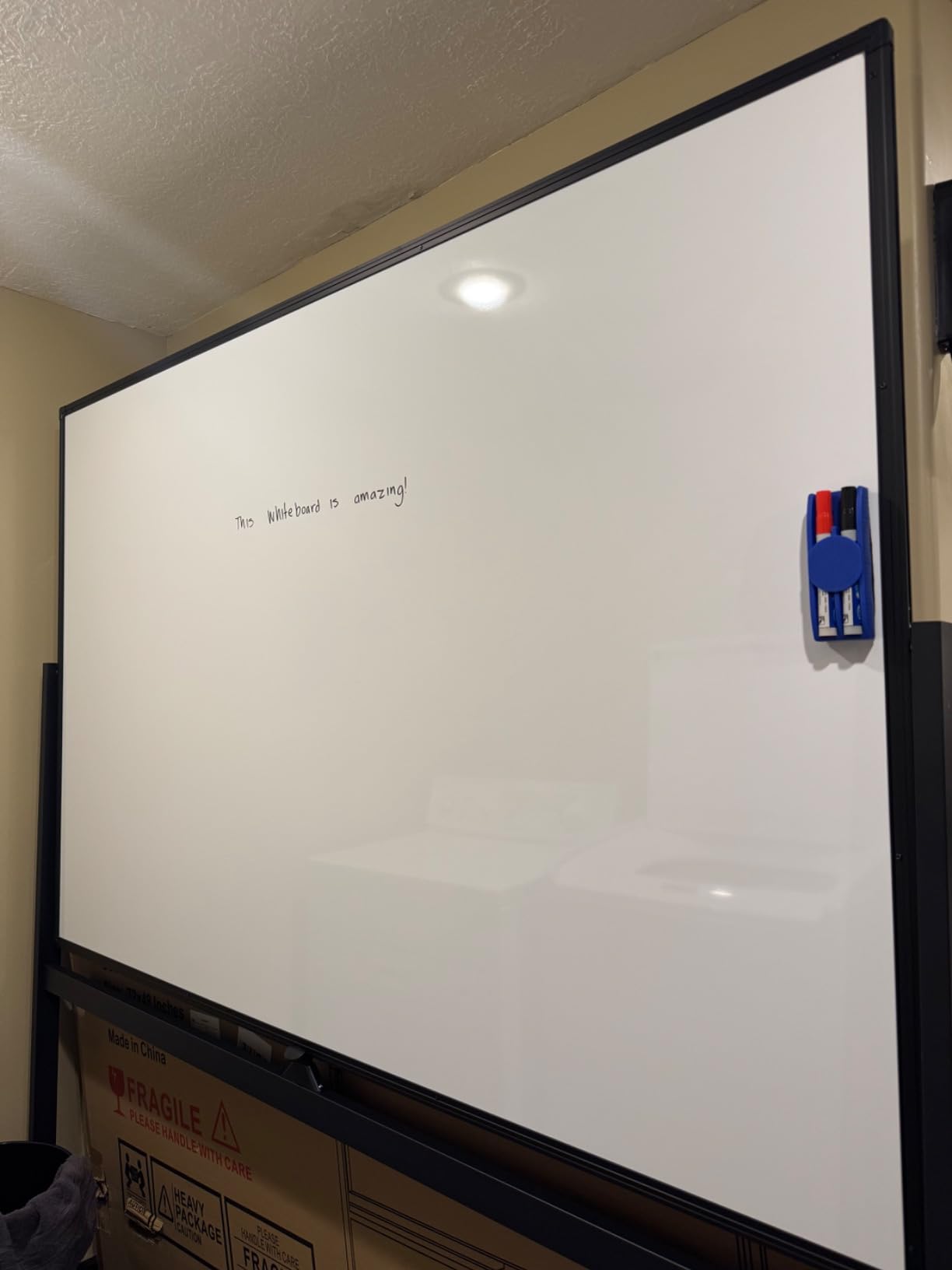 Magnetic White Board Dry Erase Whiteboard with Rolling Stand 72