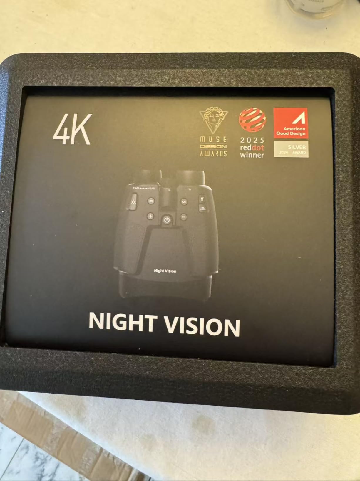 Night Vision Goggles, 4K Night Vision Binoculars for Adults with 5000mAh Battery, 3